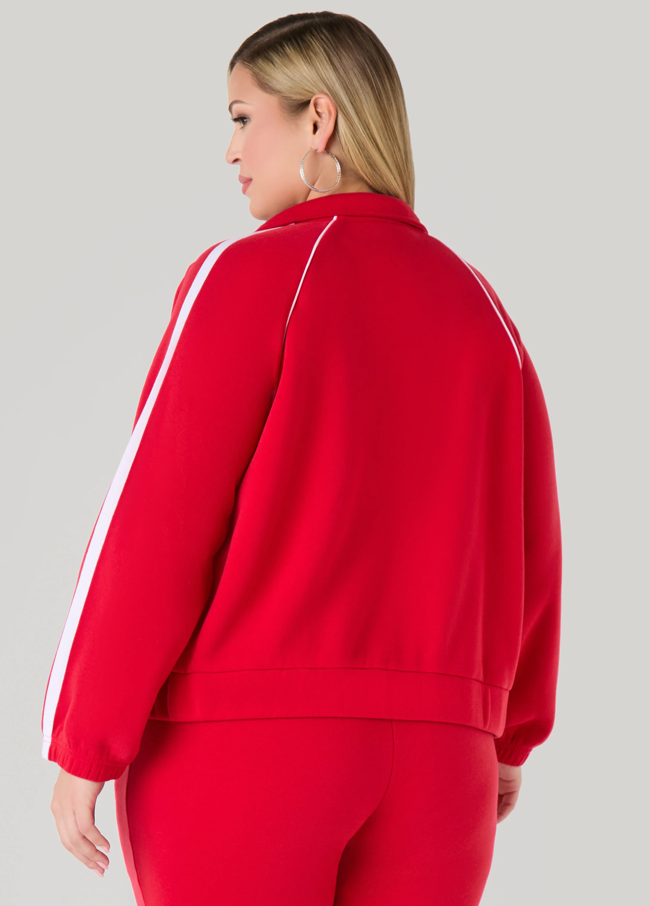 Piped Fleece Track Jacket - Image 6