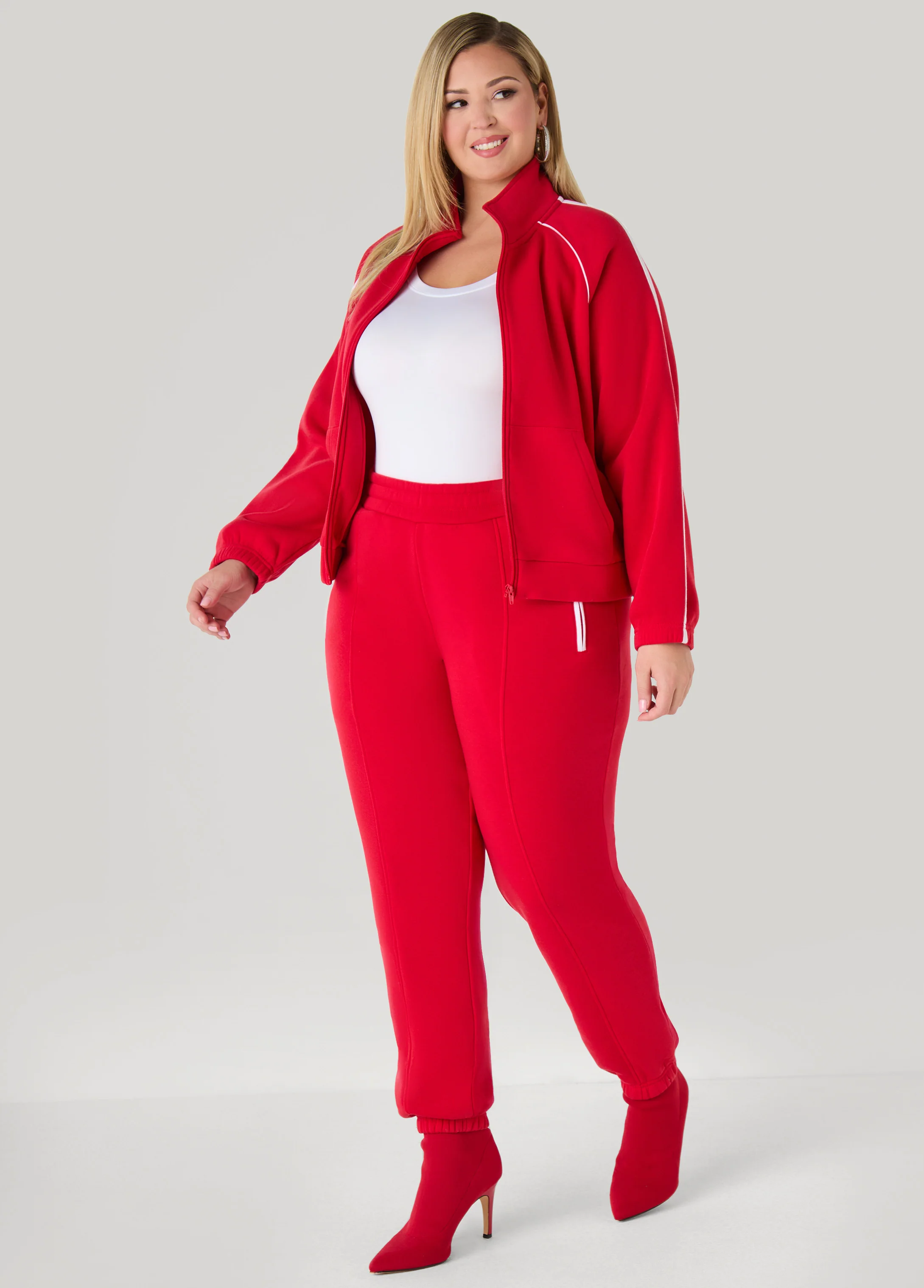Piped Fleece Track Jacket - Image 7