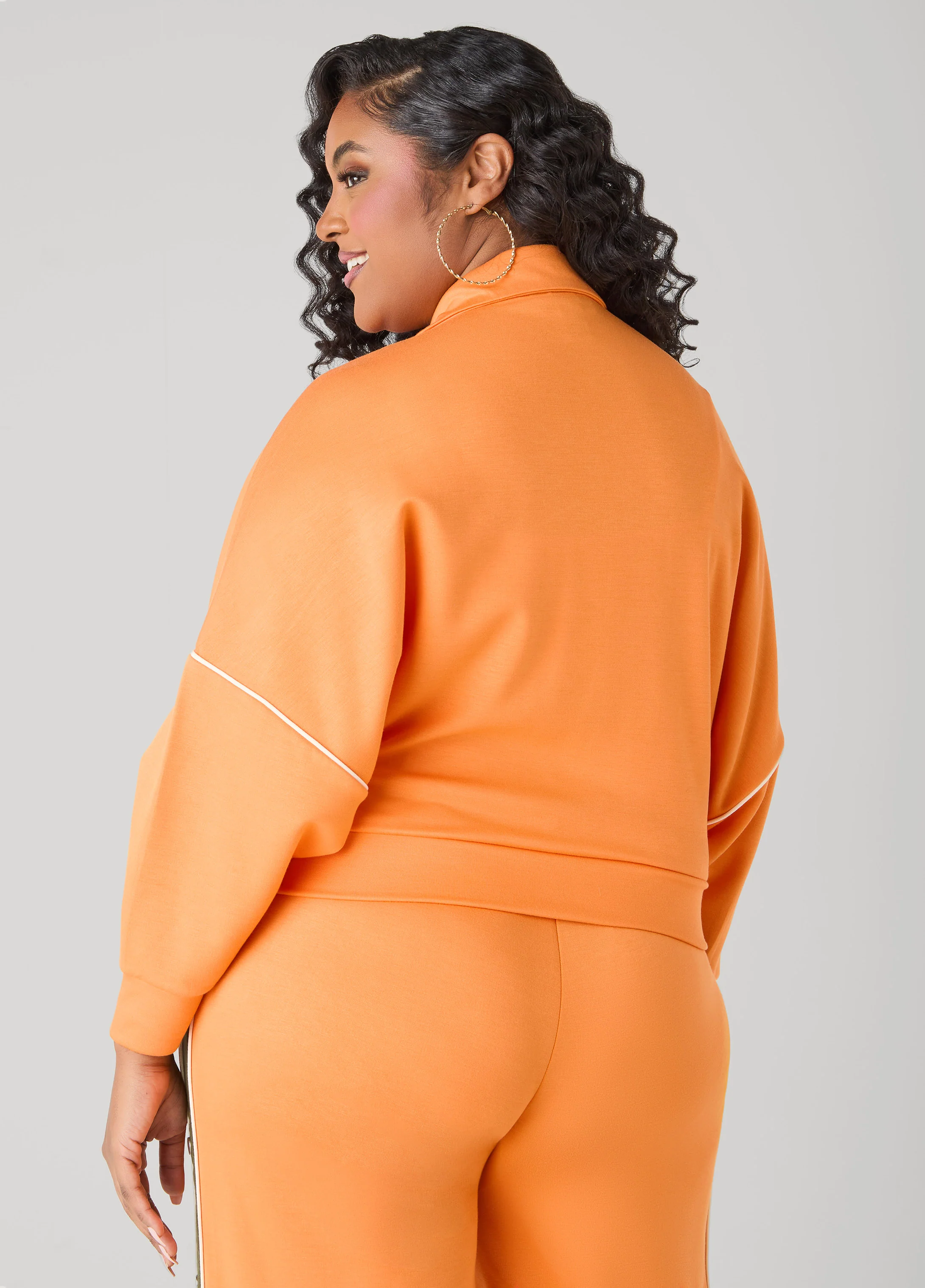 Piped Jersey Track Jacket - Image 2