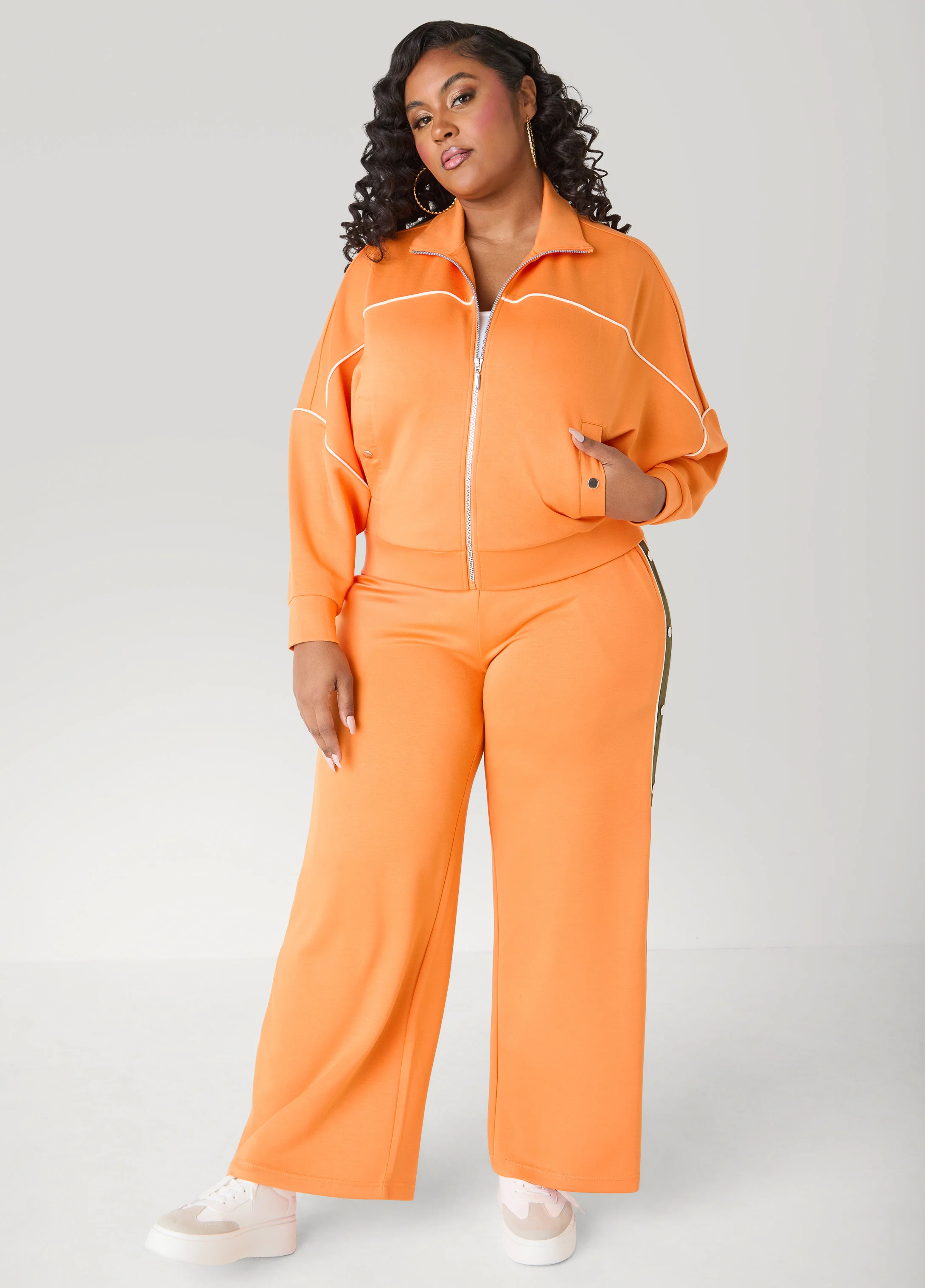 Piped Jersey Track Jacket - Image 4