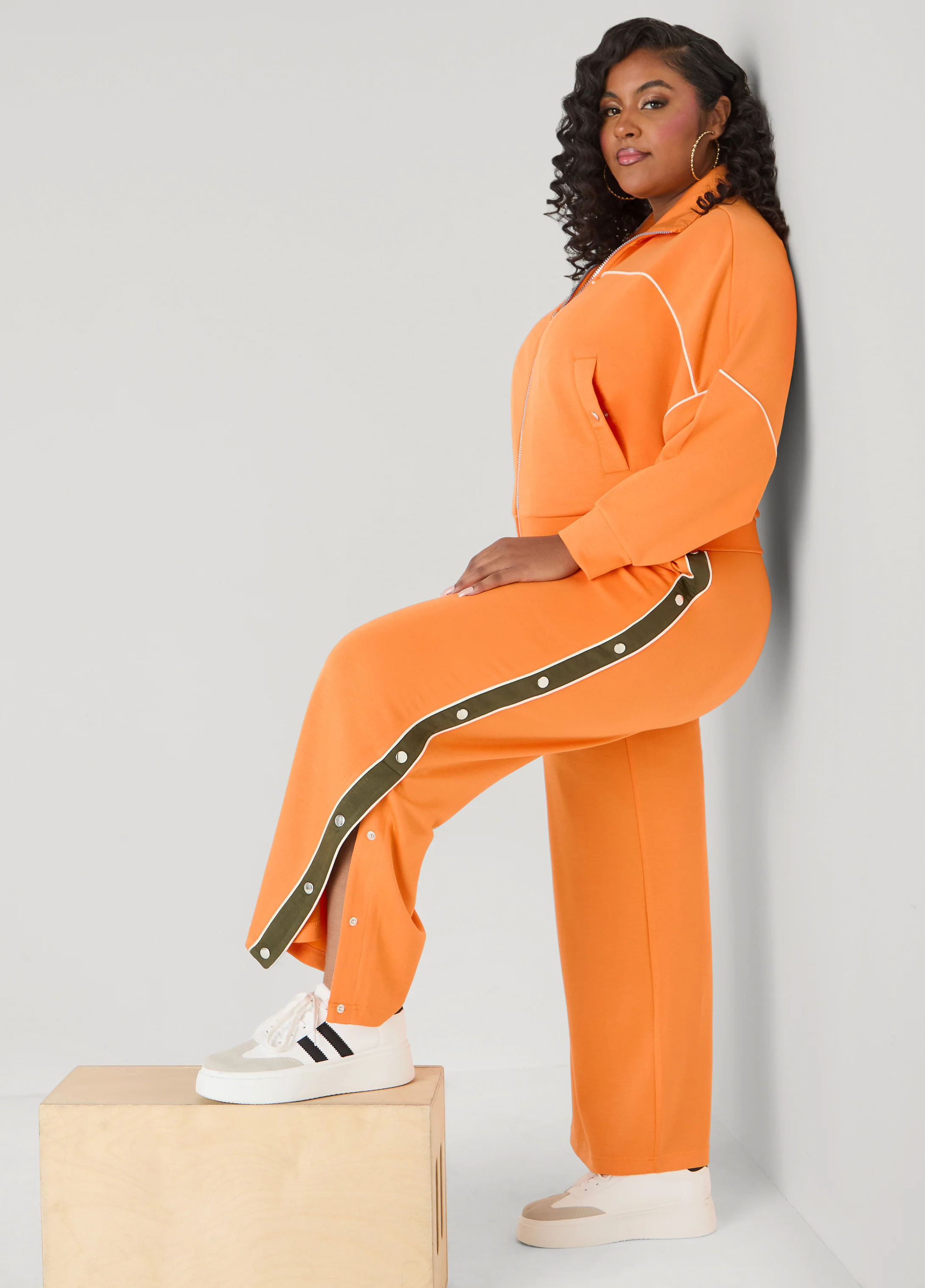 Piped Jersey Track Jacket - Image 5