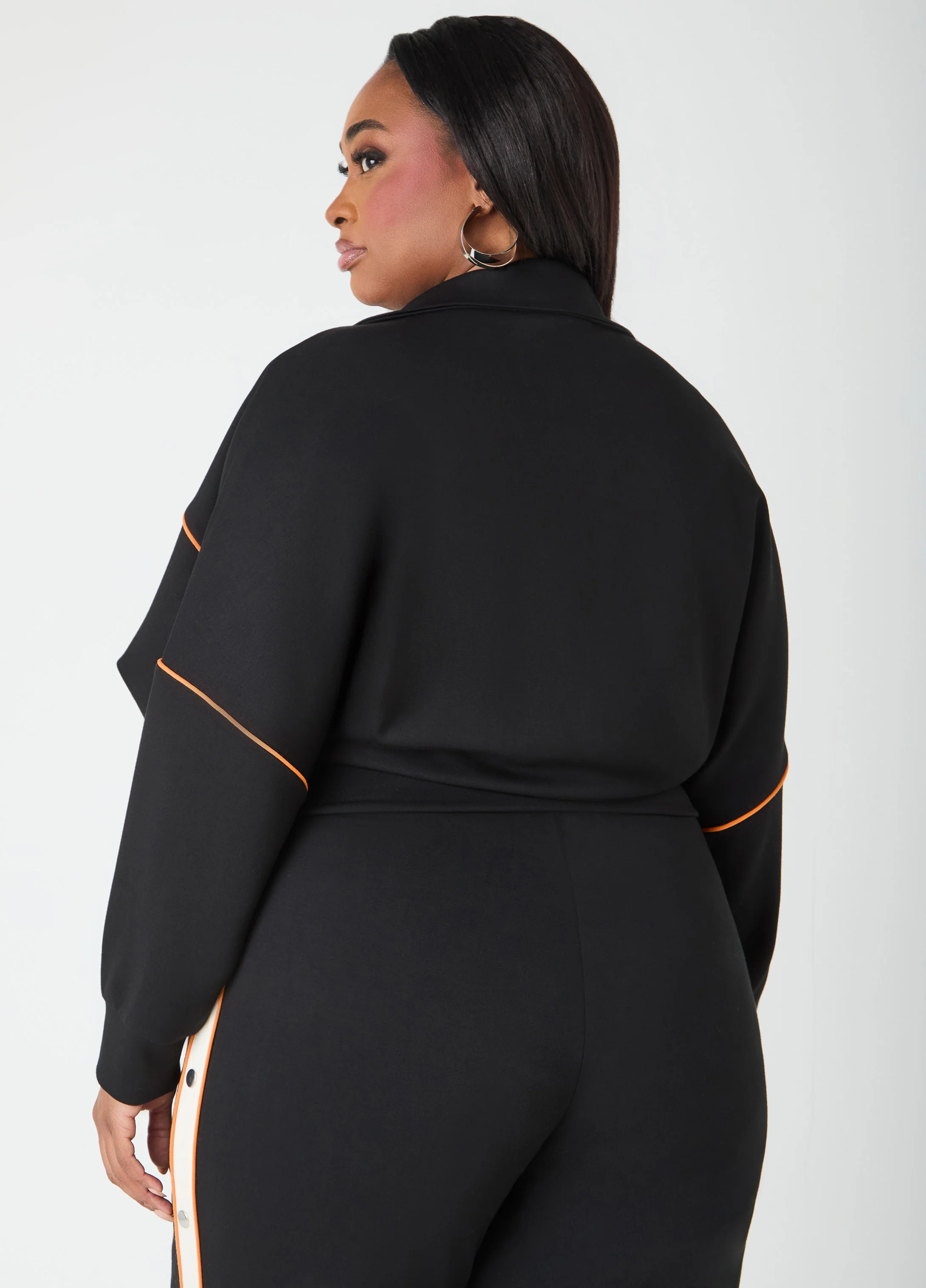 Piped Jersey Track Jacket - Image 7