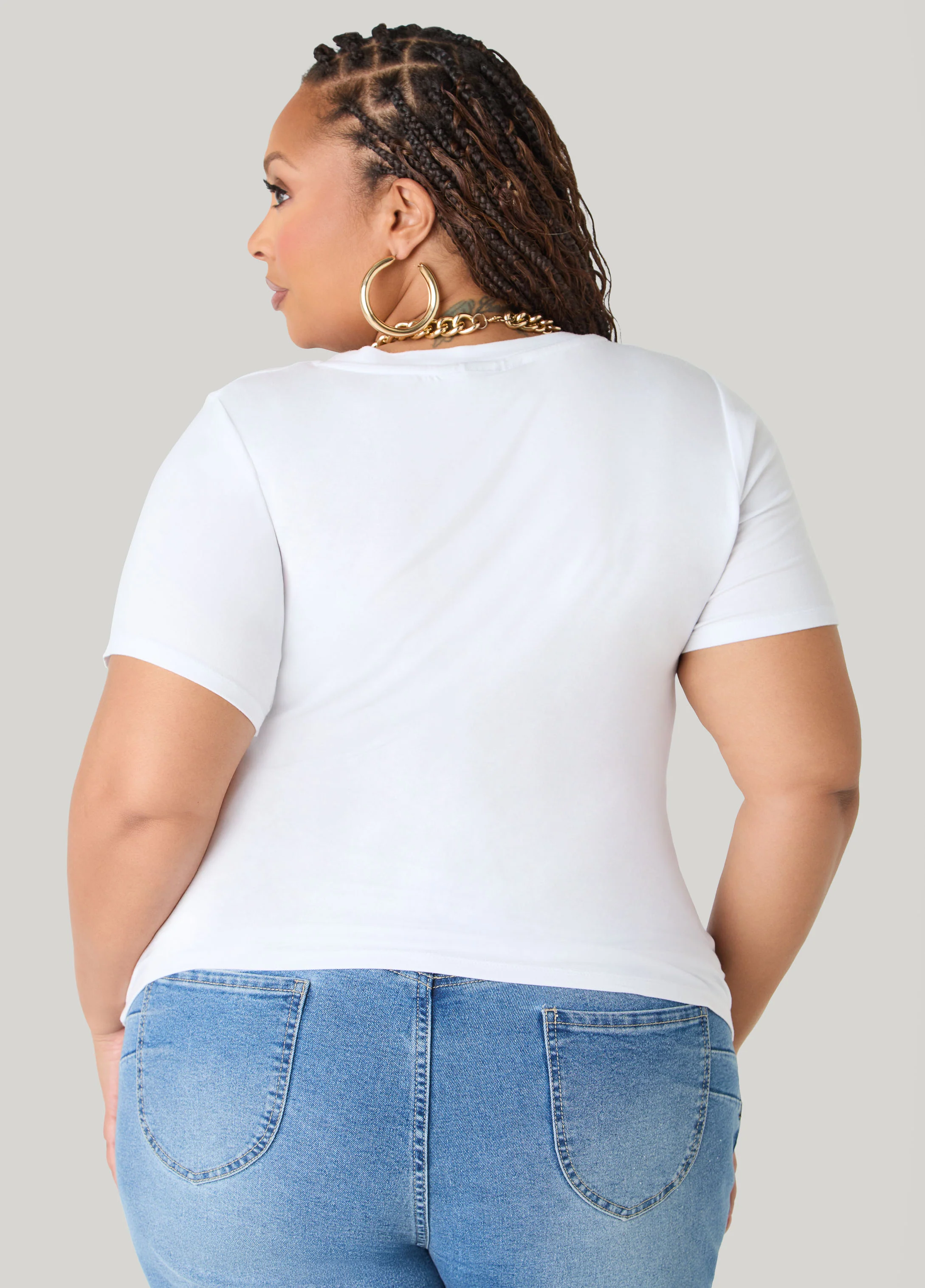 Pisces Metallic Graphic Tee - Image 2
