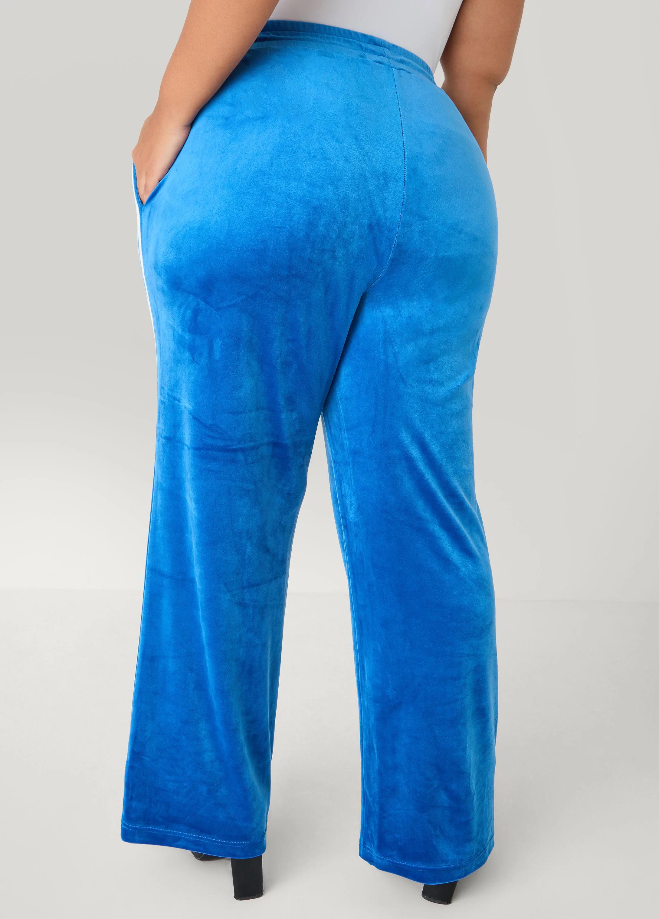 Striped Velour Track Pants - Image 5
