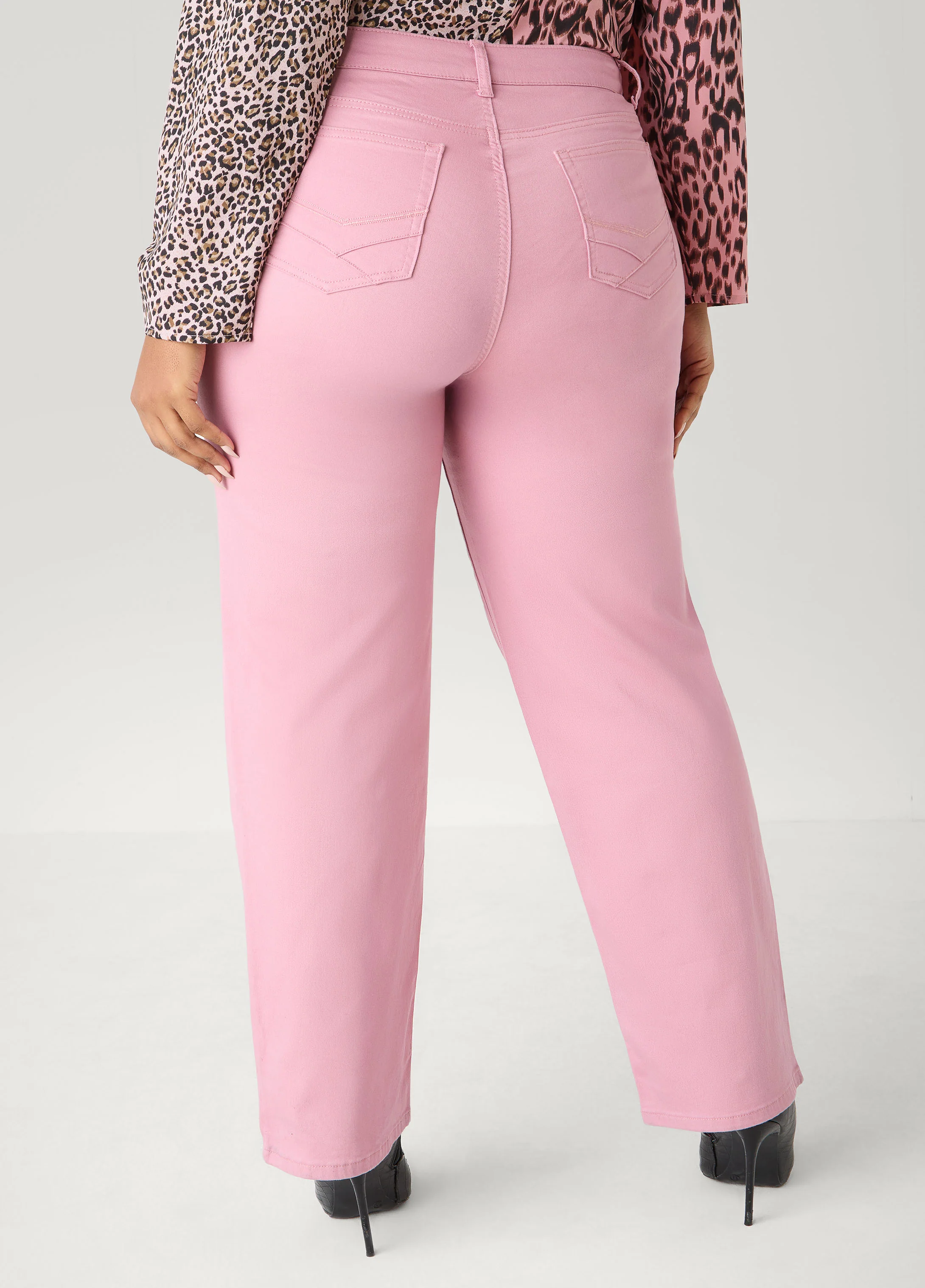 Mid Rise Straight Leg Jeans - Image 2