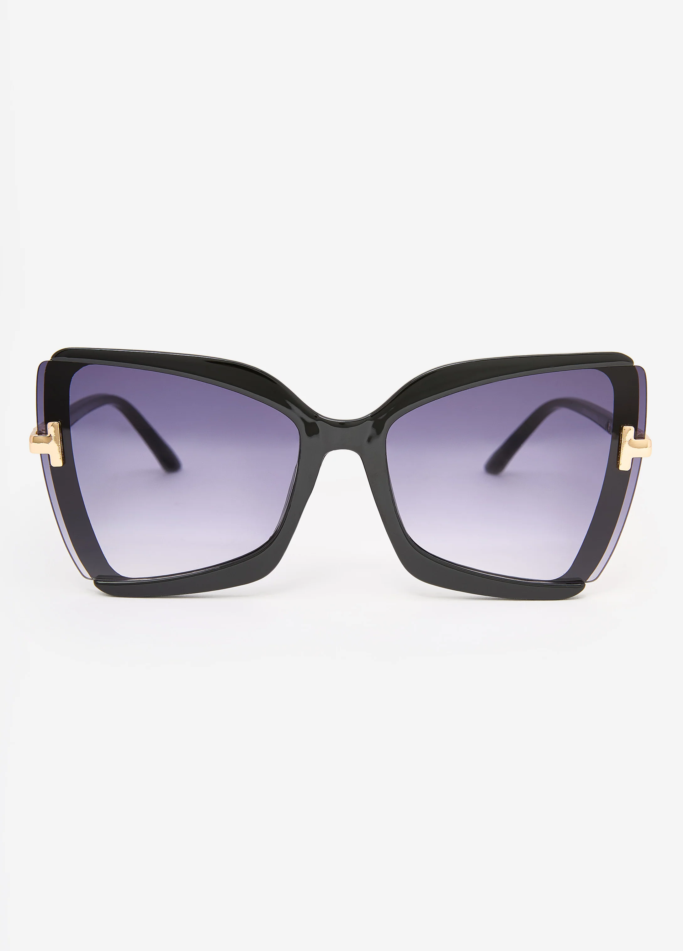Tinted Square Frame Sunglasses - Image 2
