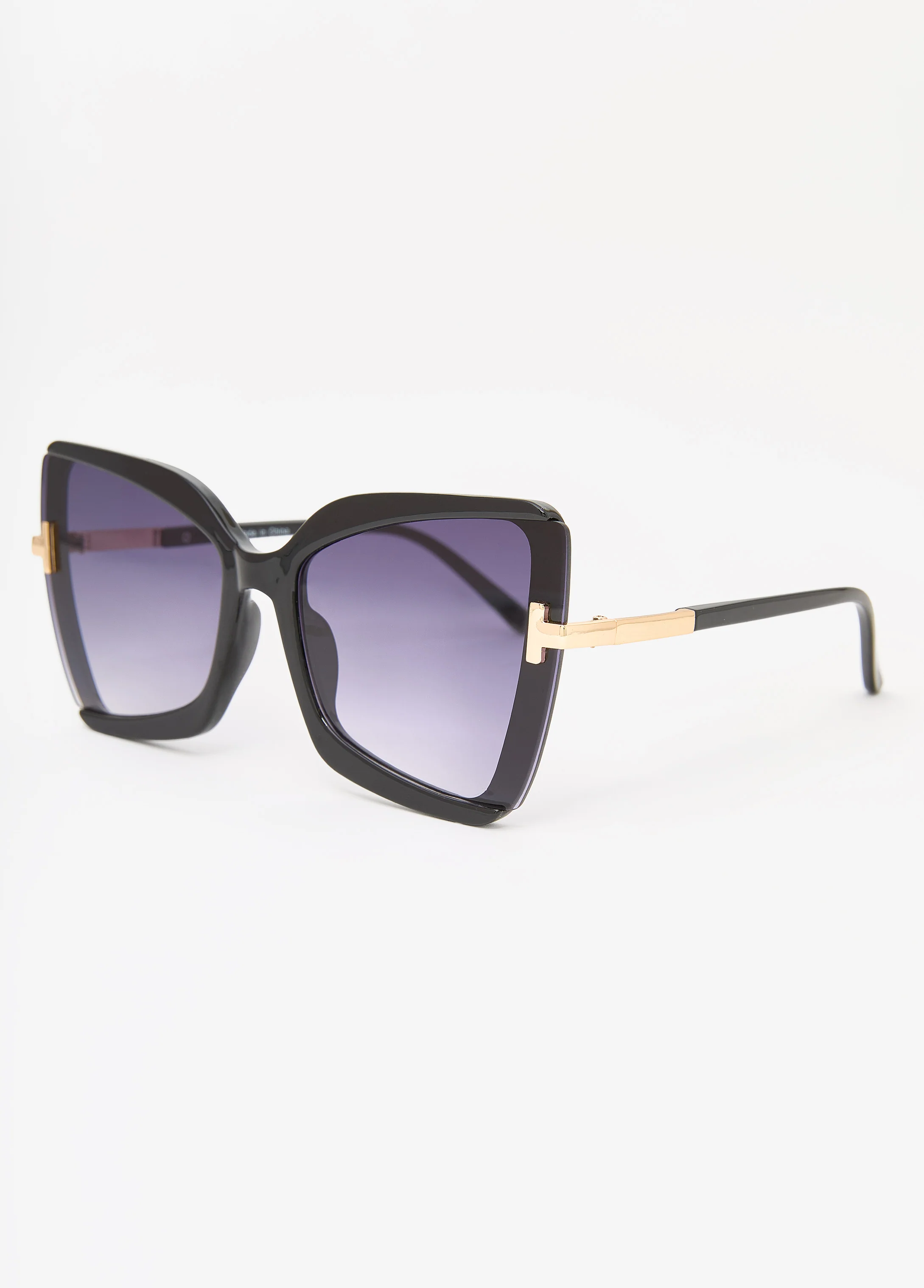 Tinted Square Frame Sunglasses - Image 3