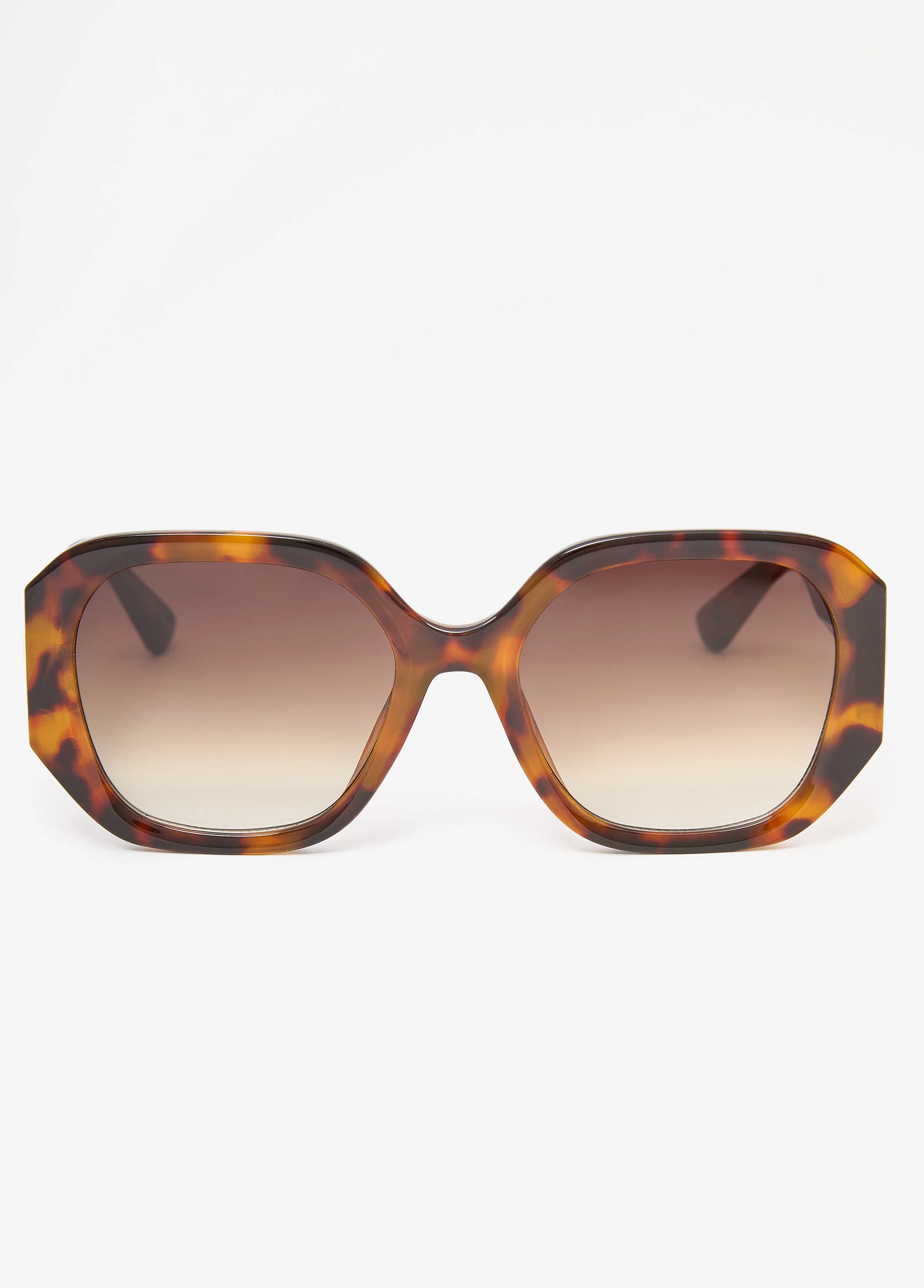 Square Tortoiseshell Sunglasses - Image 3