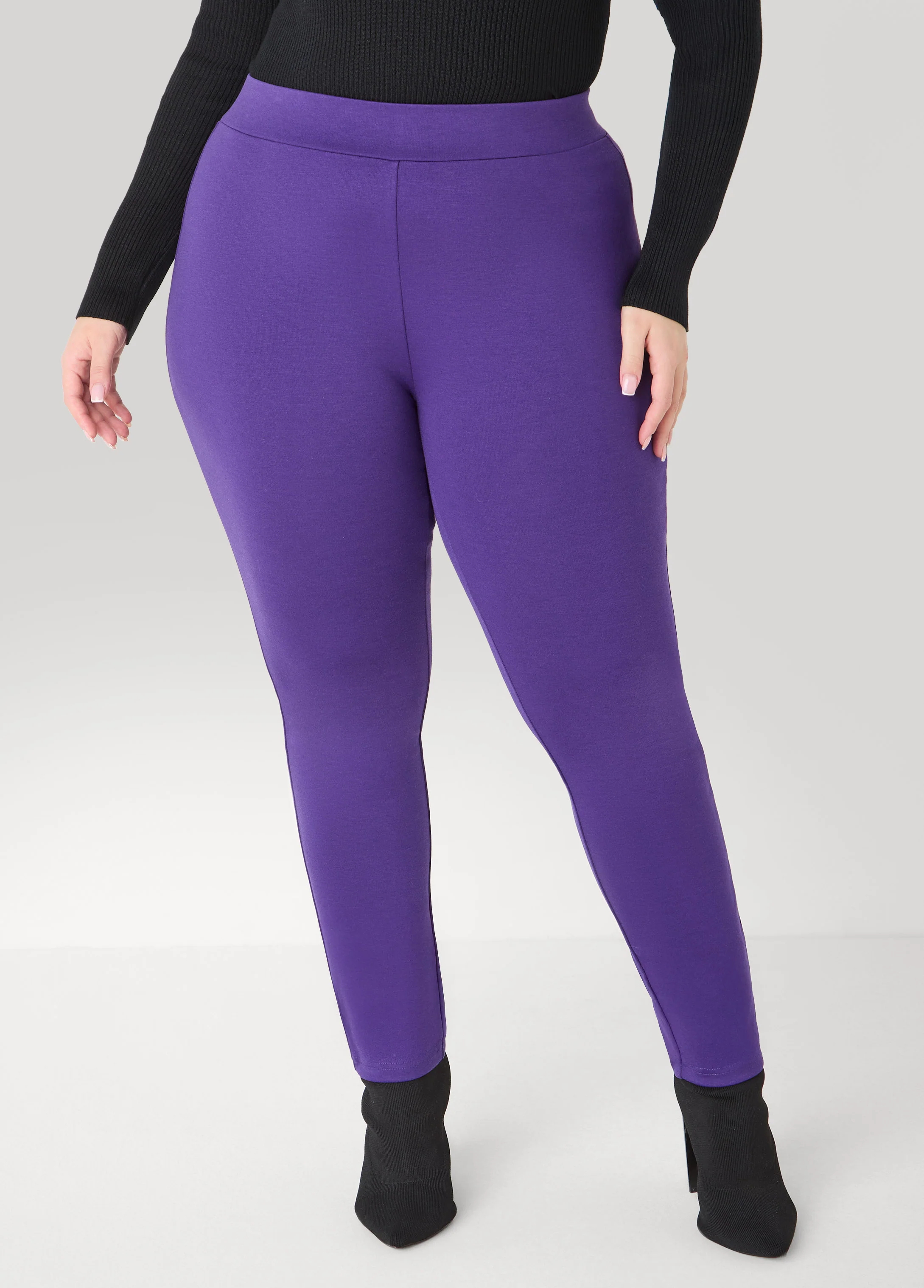 Pull On Ponte Leggings - Image 4