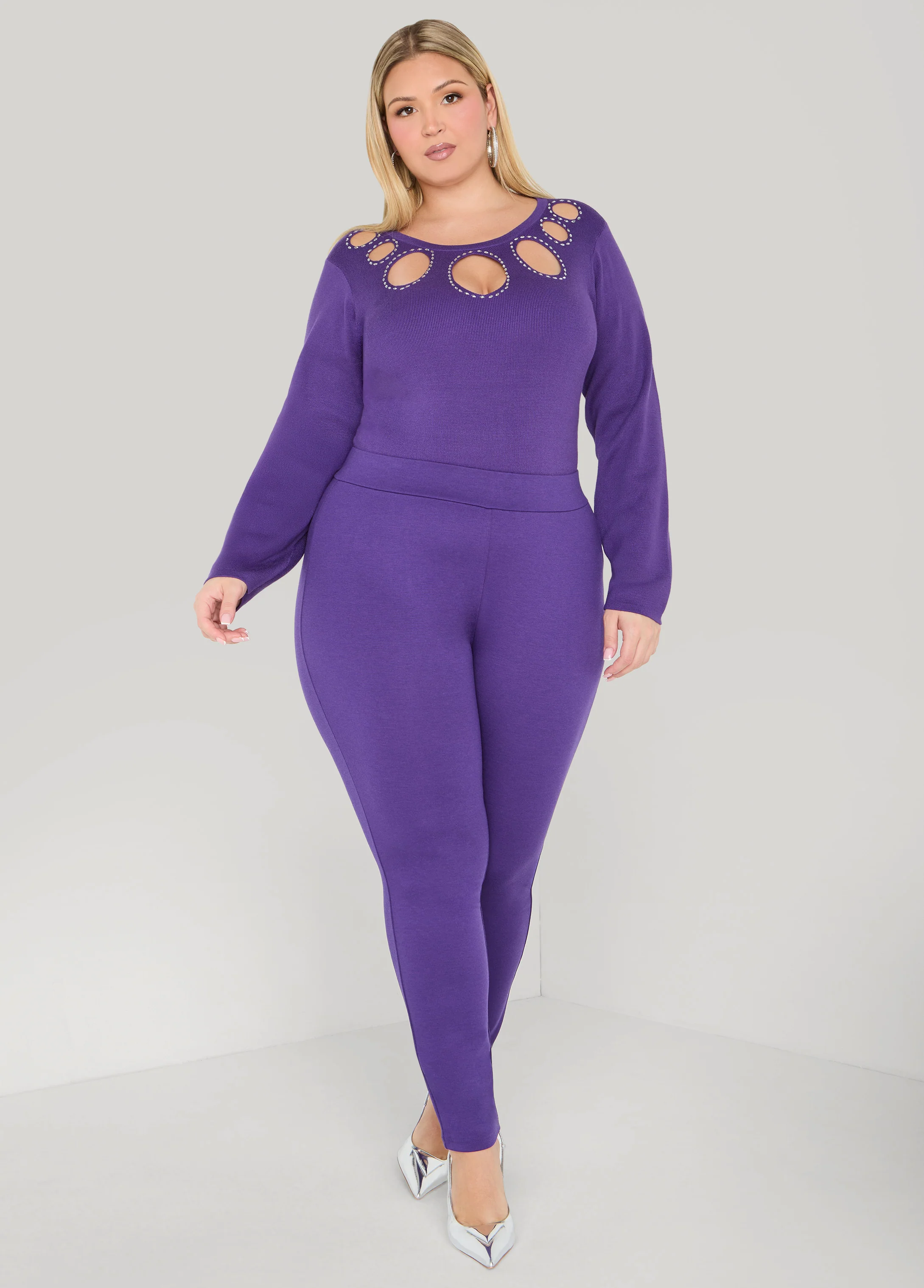 Pull On Ponte Leggings - Image 5