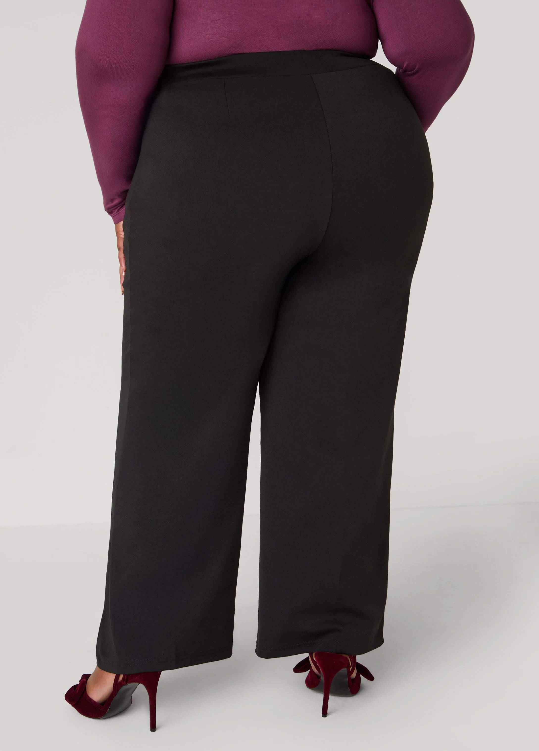 Pull On Ponte Pants - Image 2