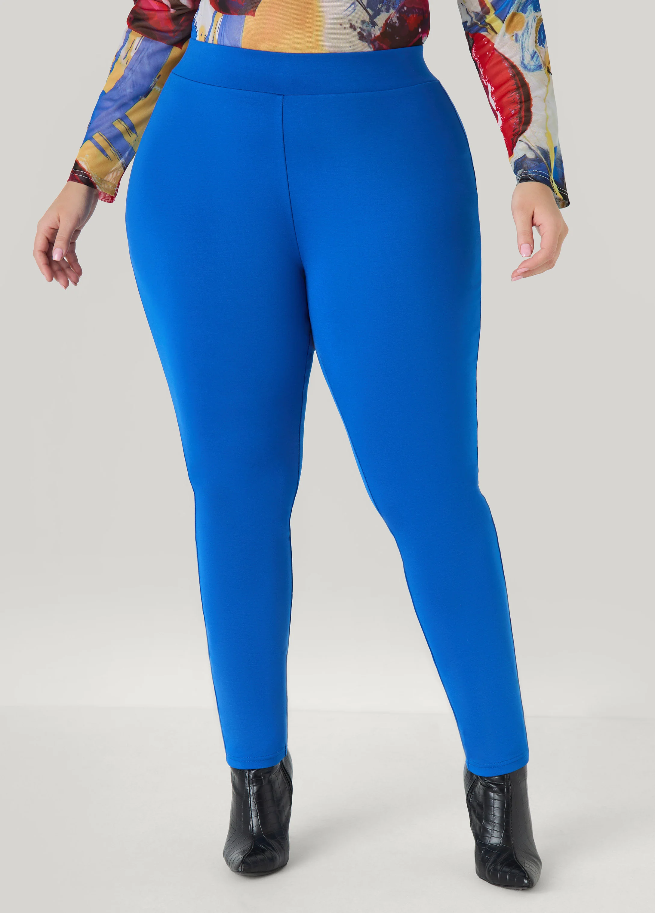 Ponte Pull On Leggings - Image 5