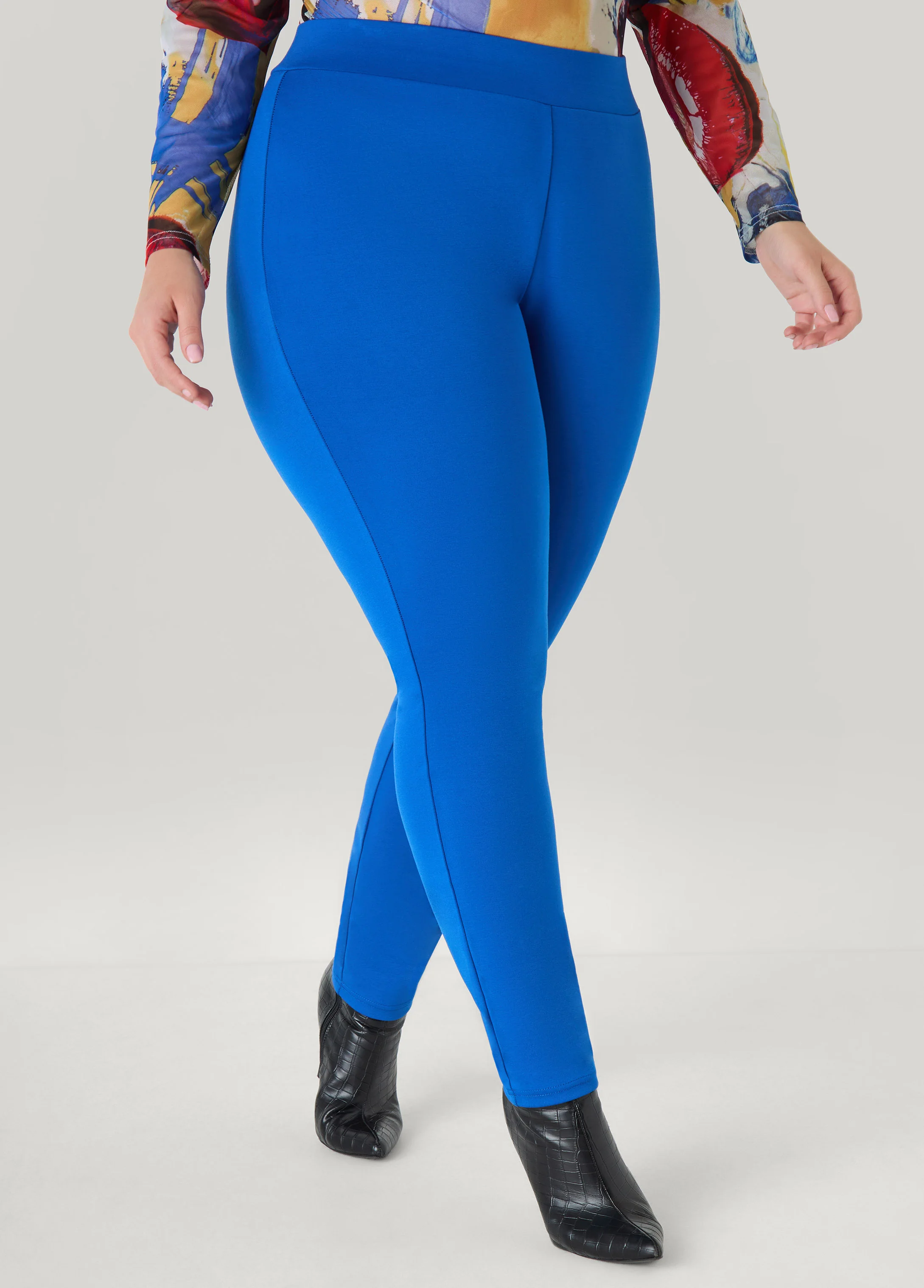 Ponte Pull On Leggings - Image 8
