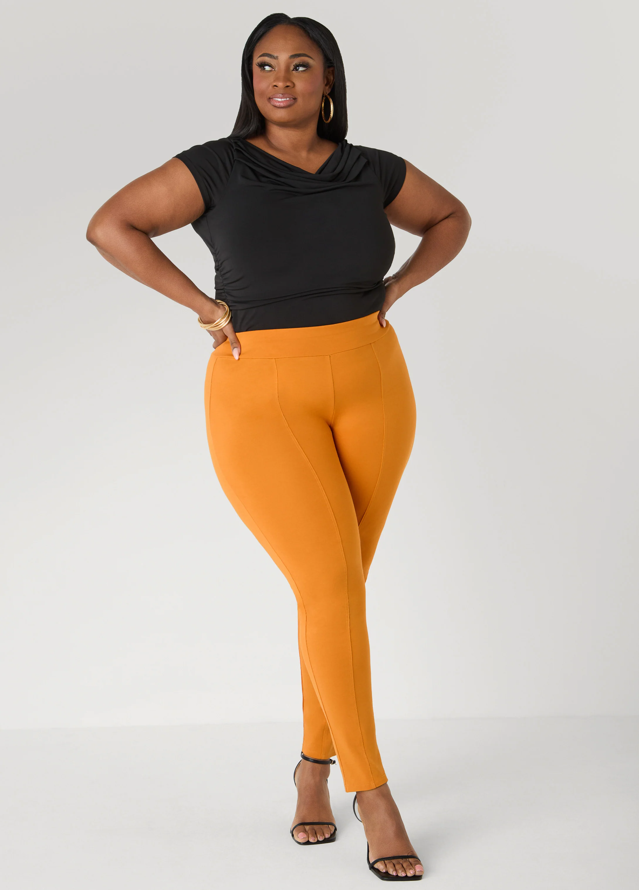 Seamed High Rise Leggings - Image 3