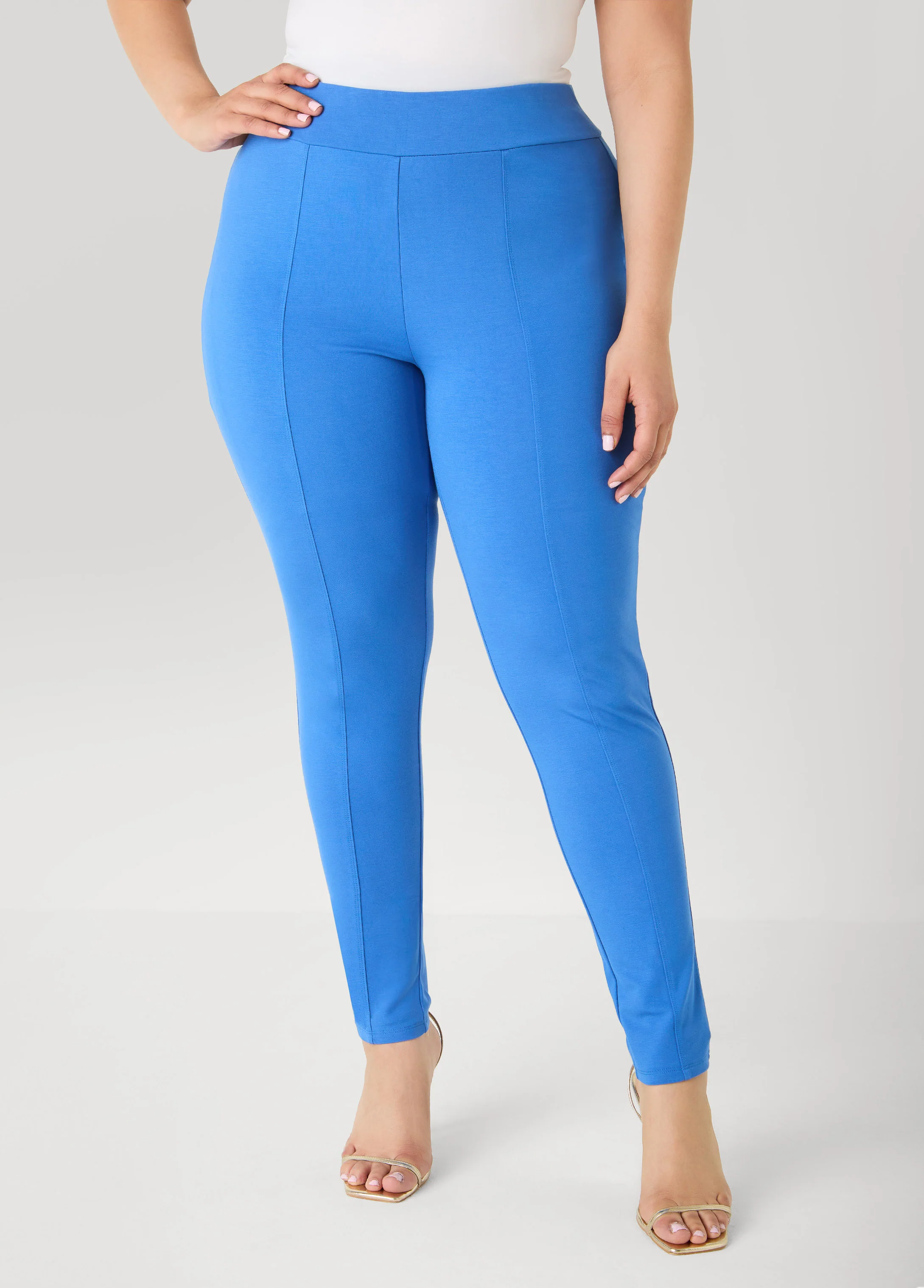 Seamed Ponte Leggings - Image 4