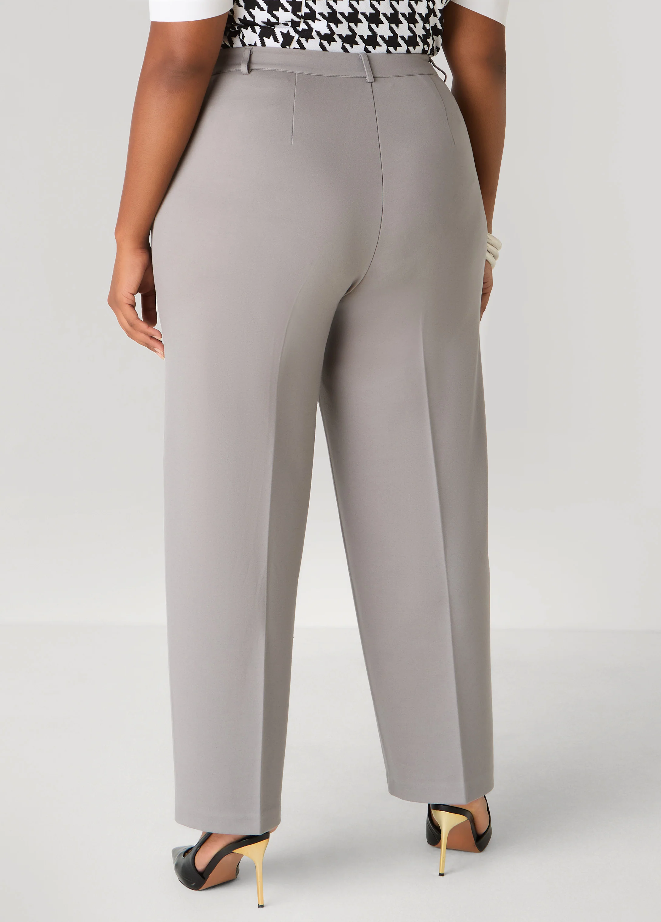 High Rise Ponte Trousers - Image 2