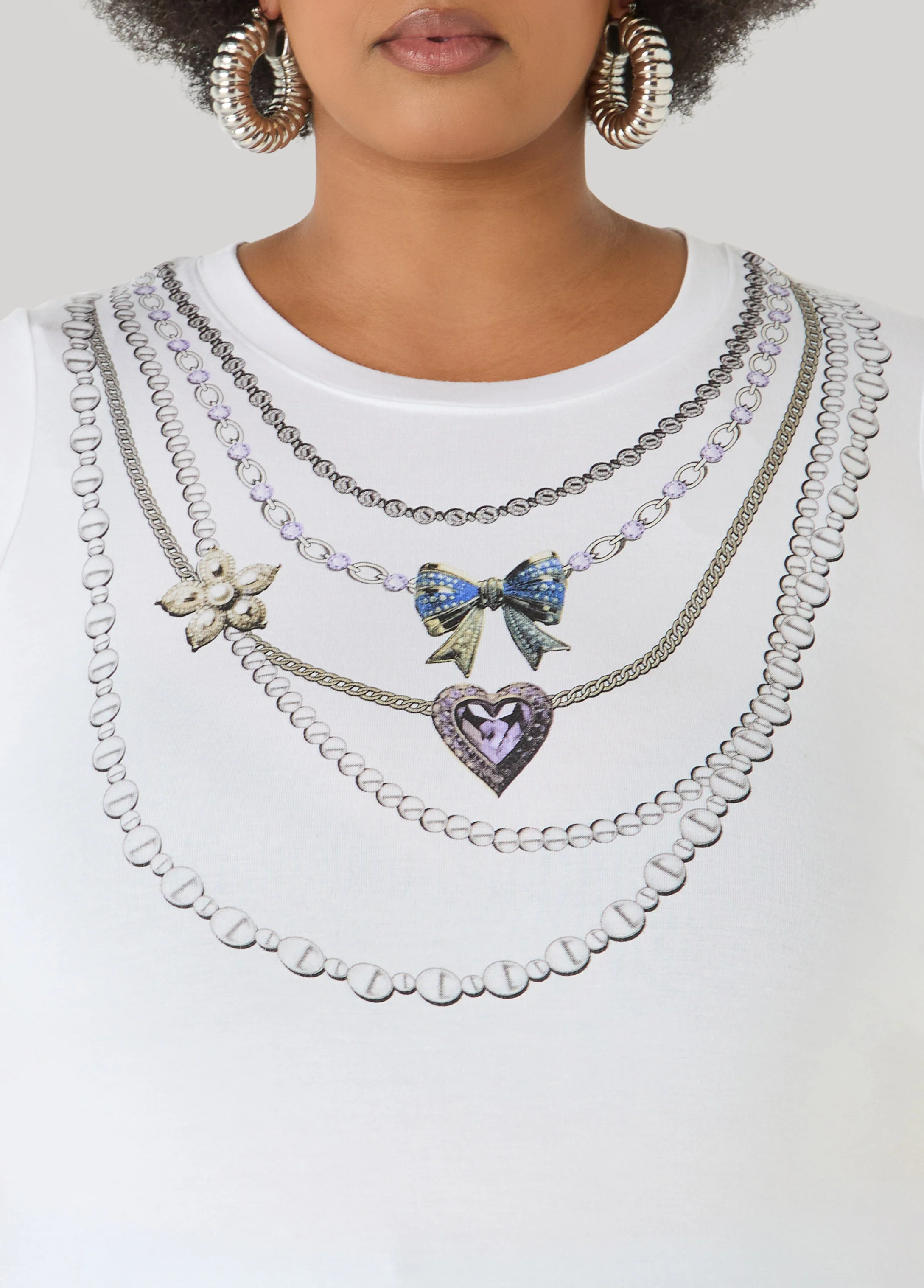 Necklace Graphic Tee - Image 4