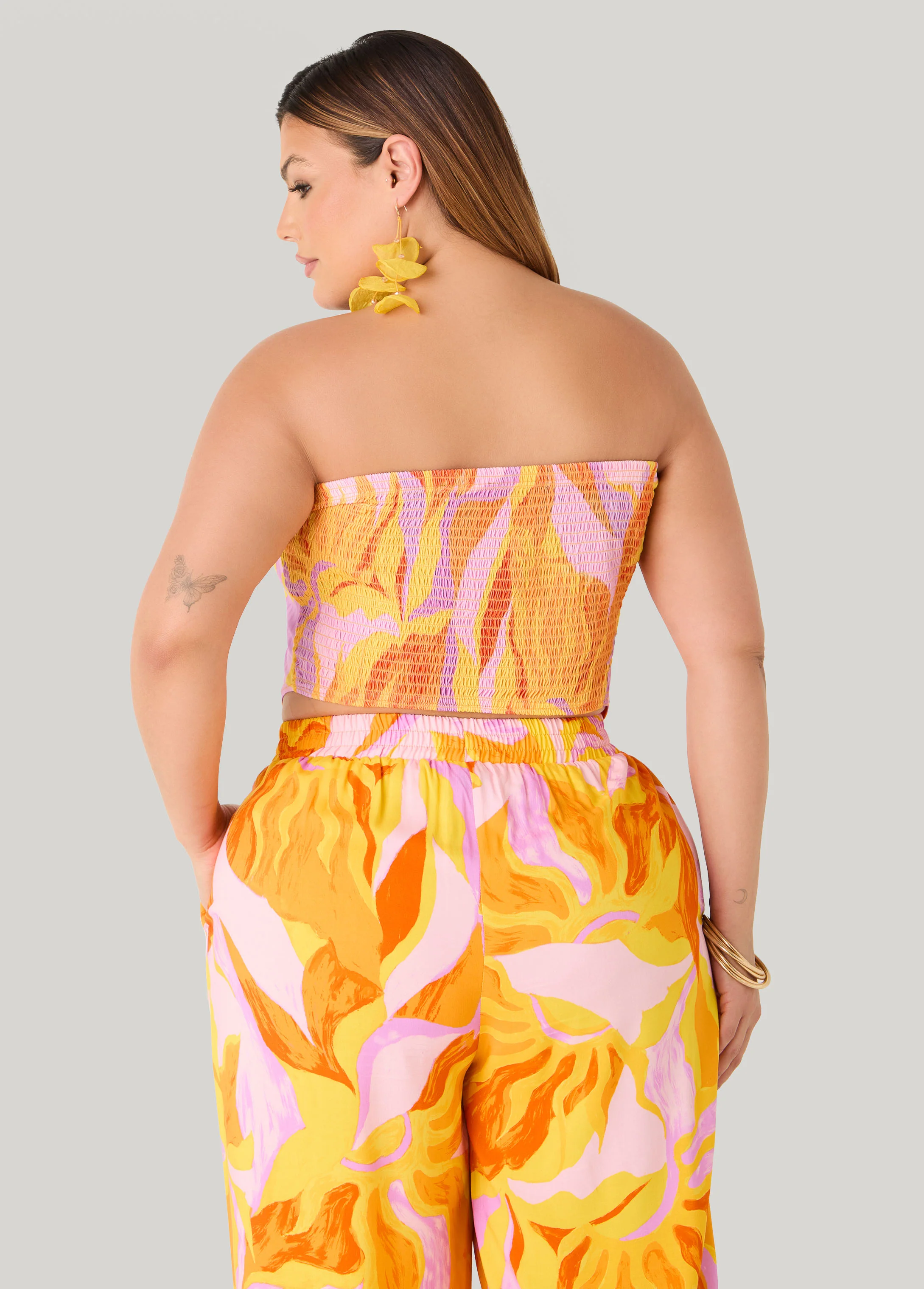 Swirl Print Tube Top - Image 2