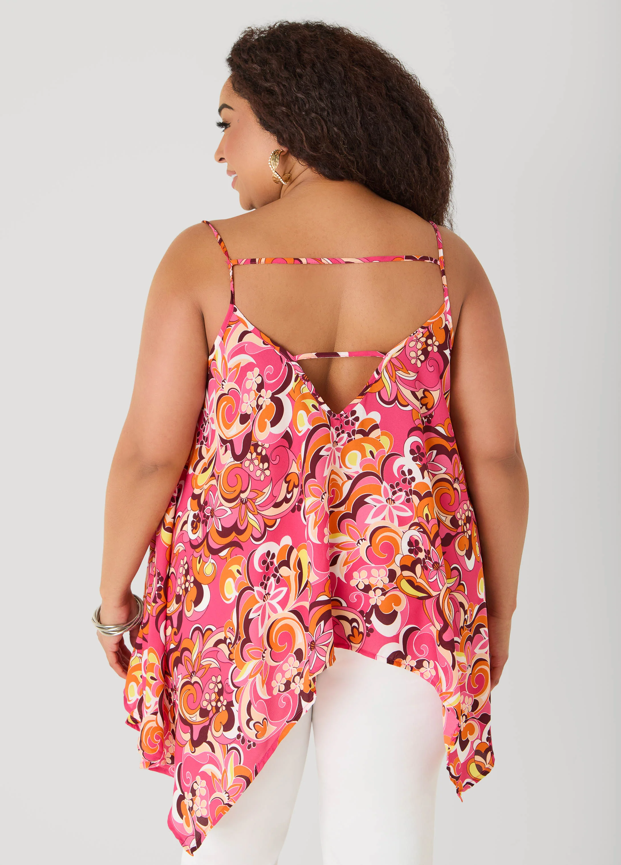 Paisley Print Handkerchief Tank - Image 15