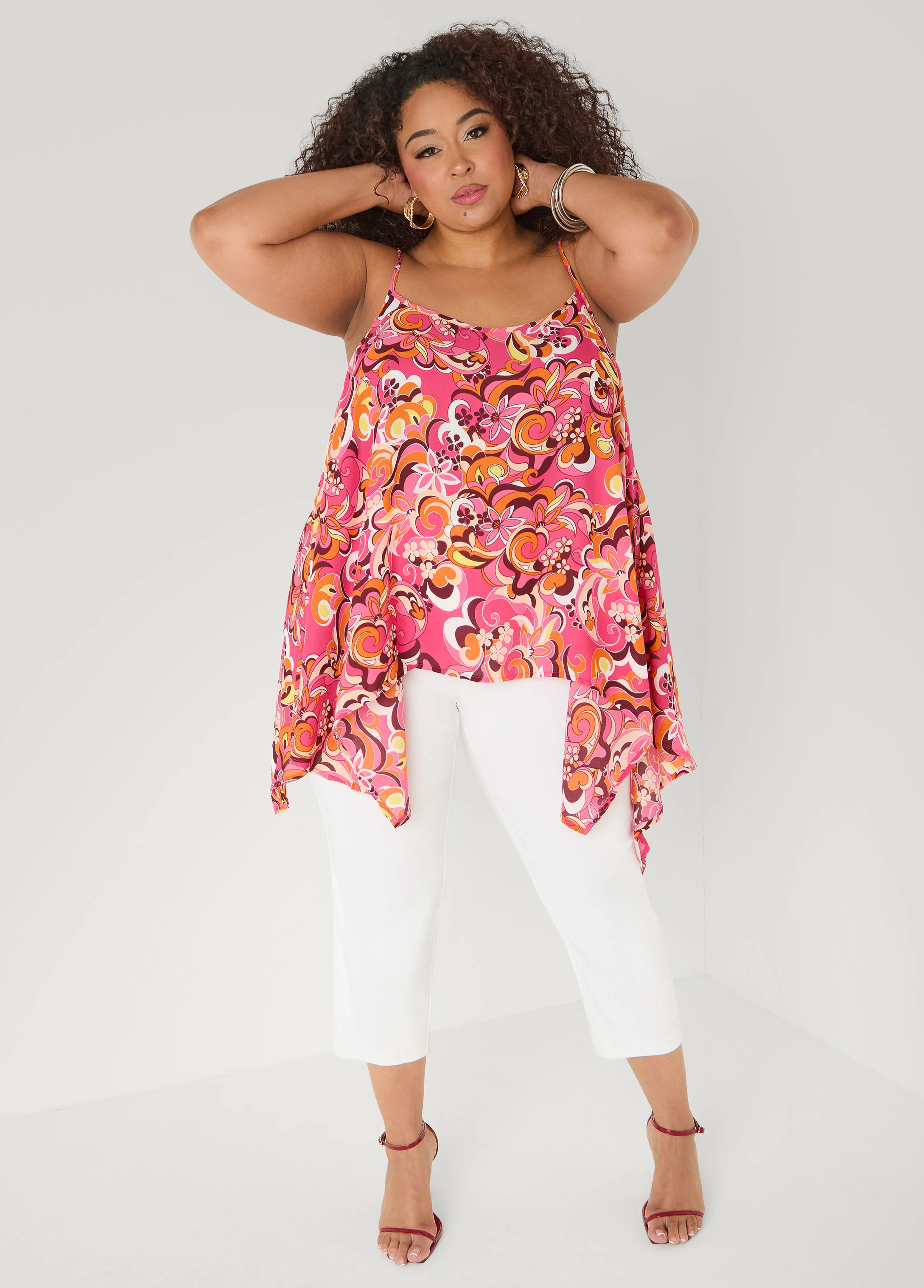 Paisley Print Handkerchief Tank - Image 16