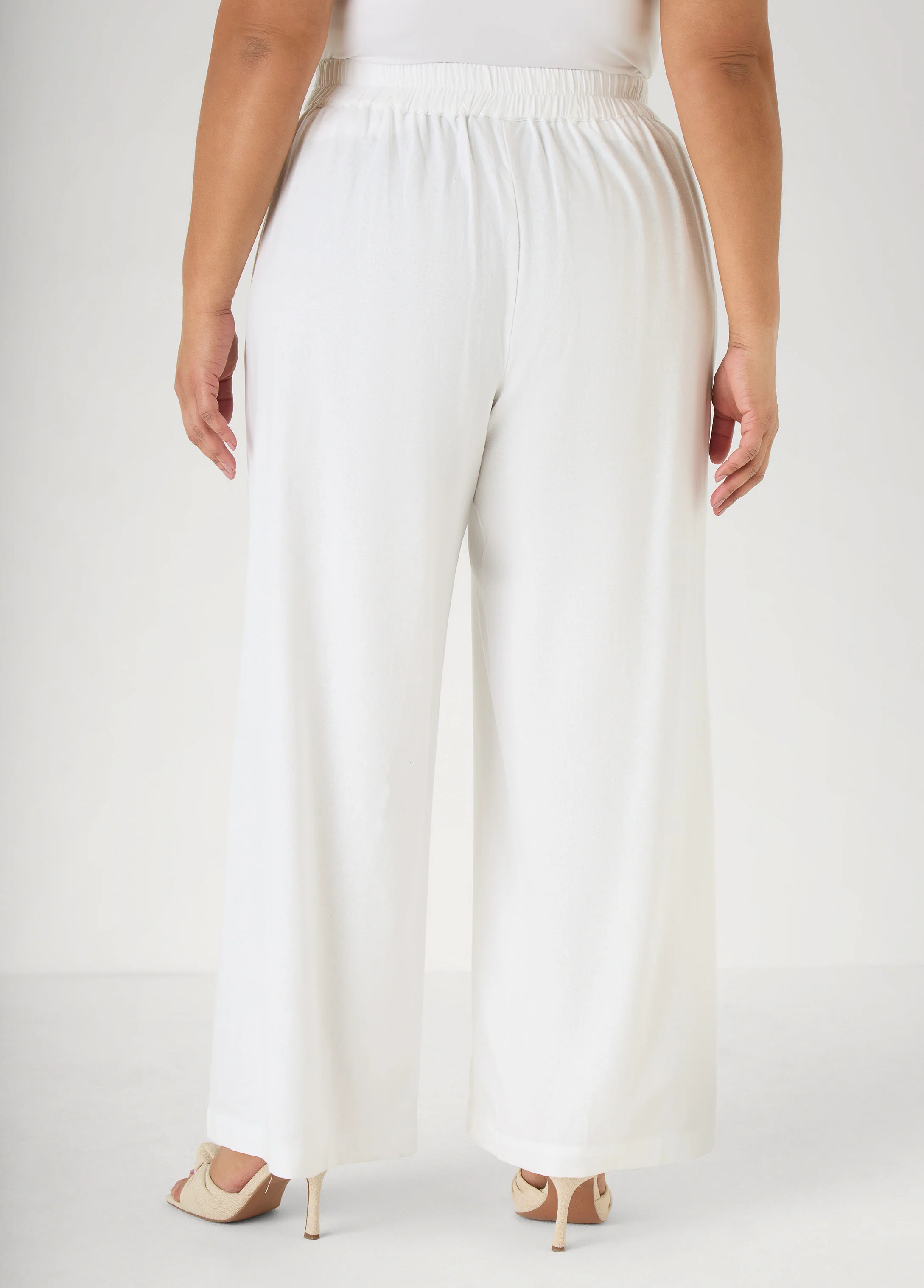 Pull On Linen Blend Pants - Image 6