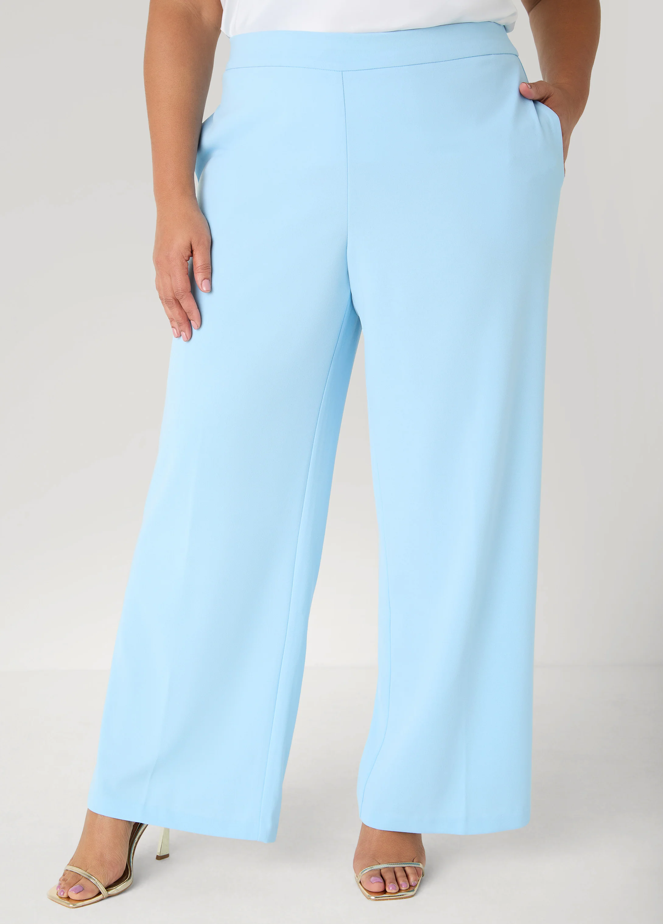 Pull On Straight Leg Pants - Image 3