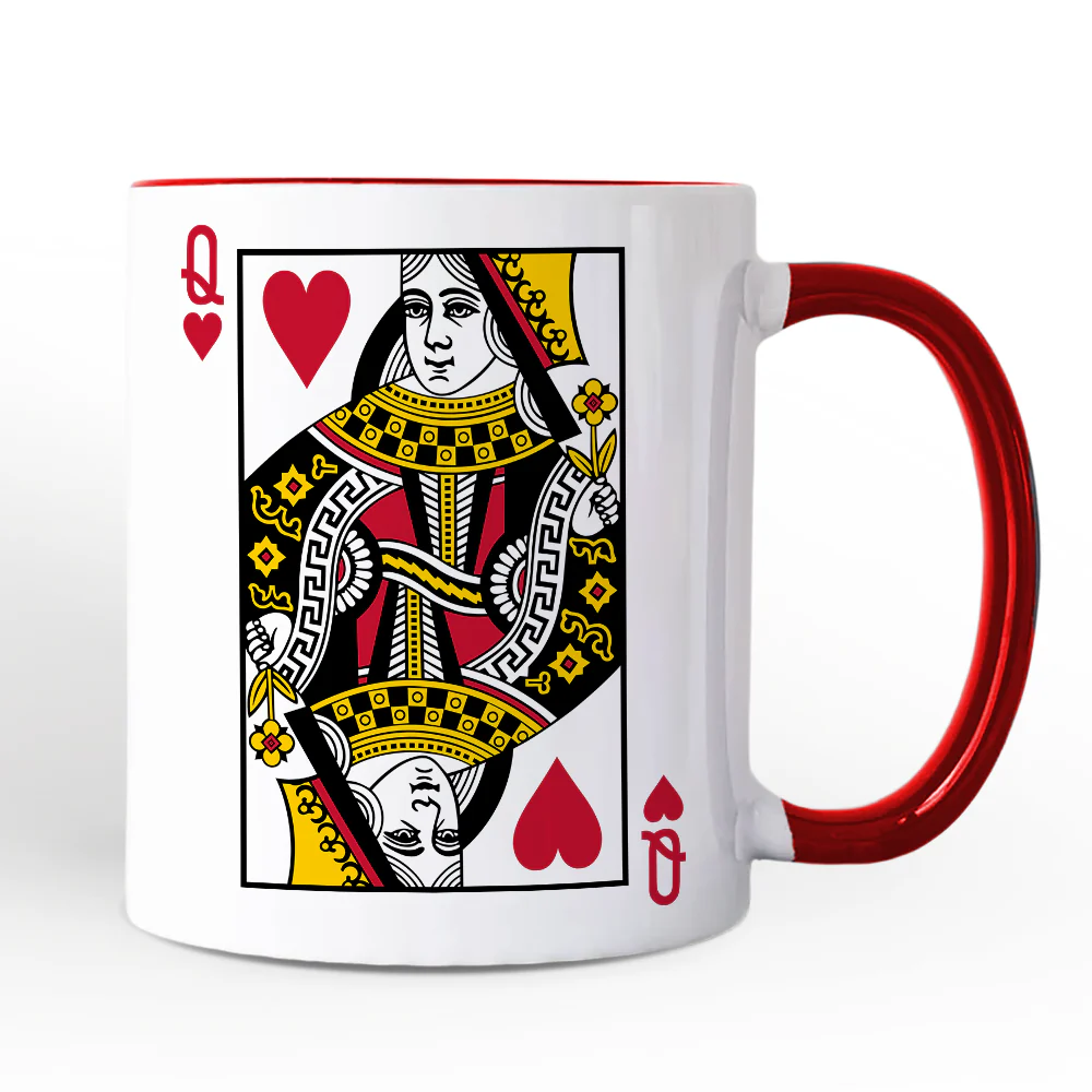 Queen Of Hearts Ceramic Mug - Image 2
