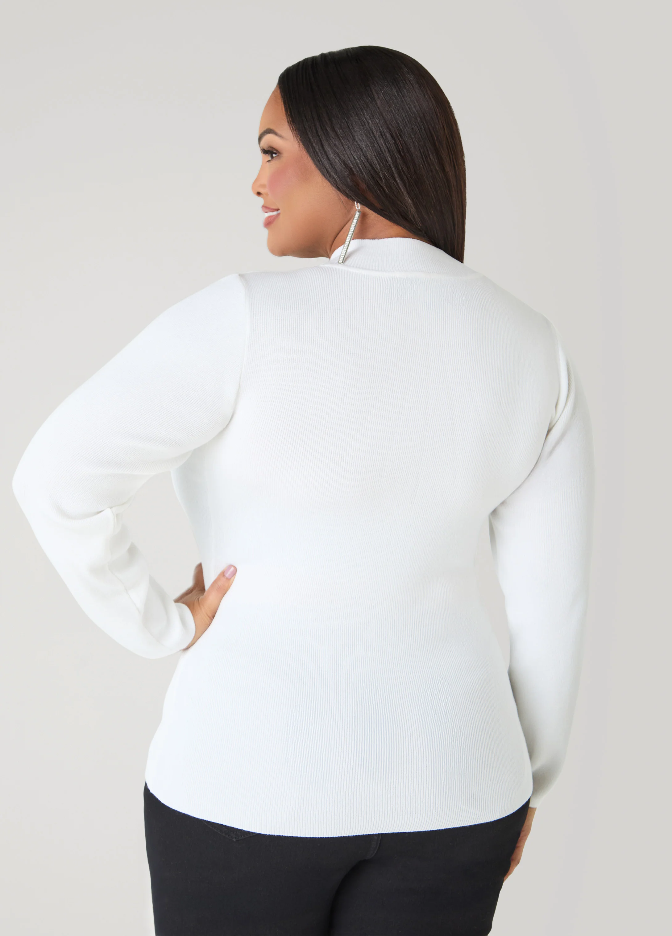 Cutout Crystal Sweater - Image 11