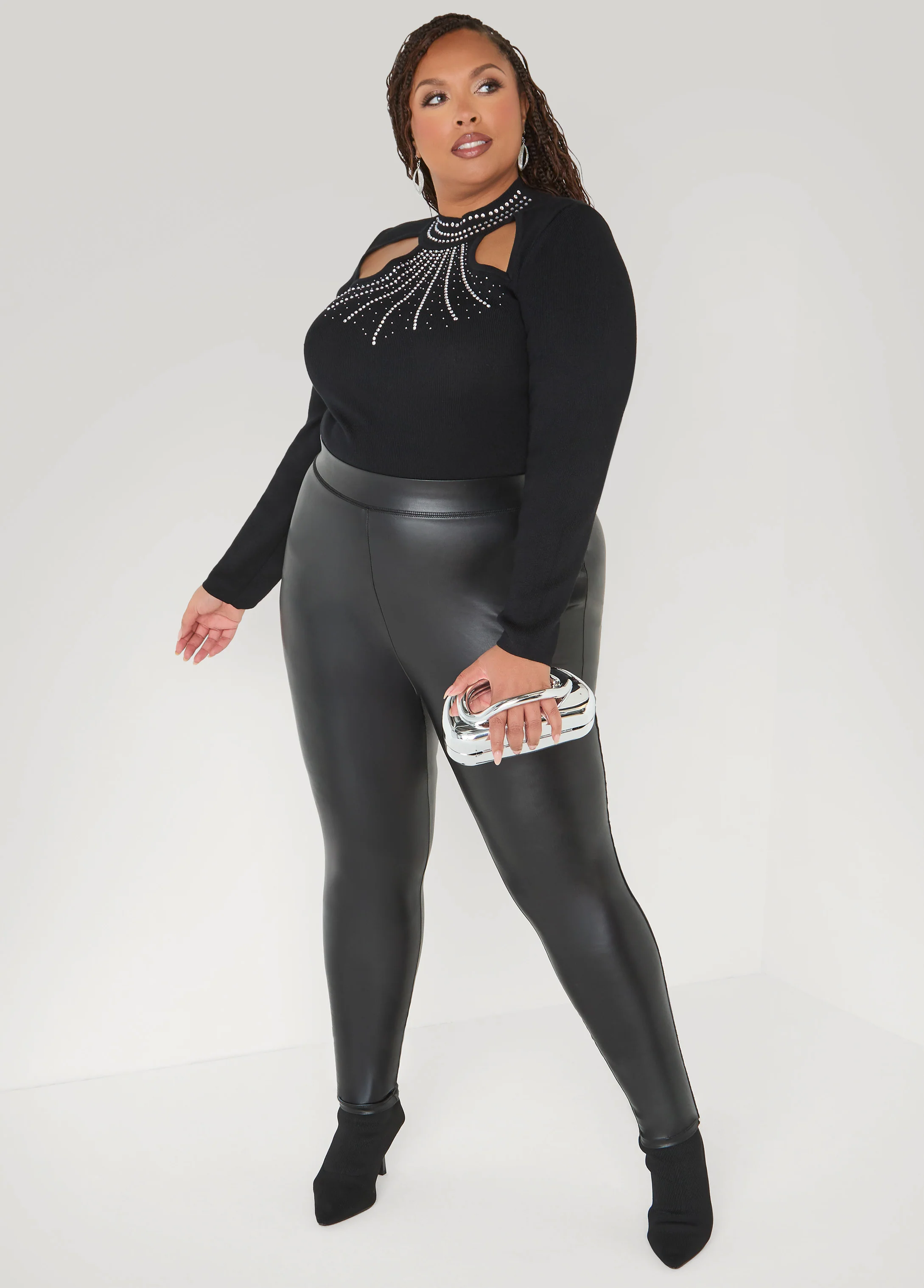 Cutout Crystal Sweater - Image 16