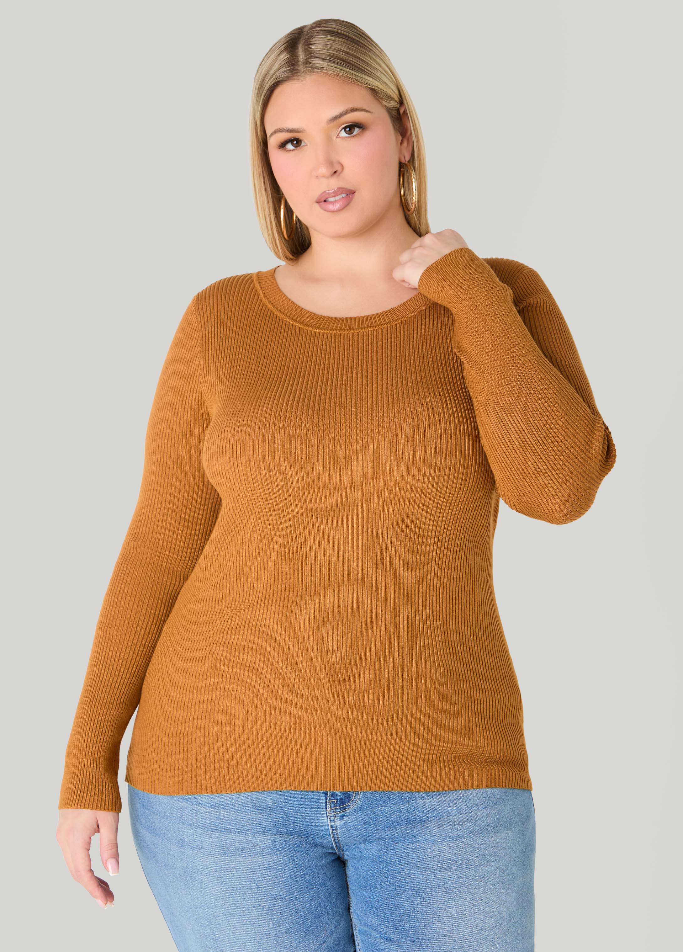Ribbed Crewneck Sweater - Image 11
