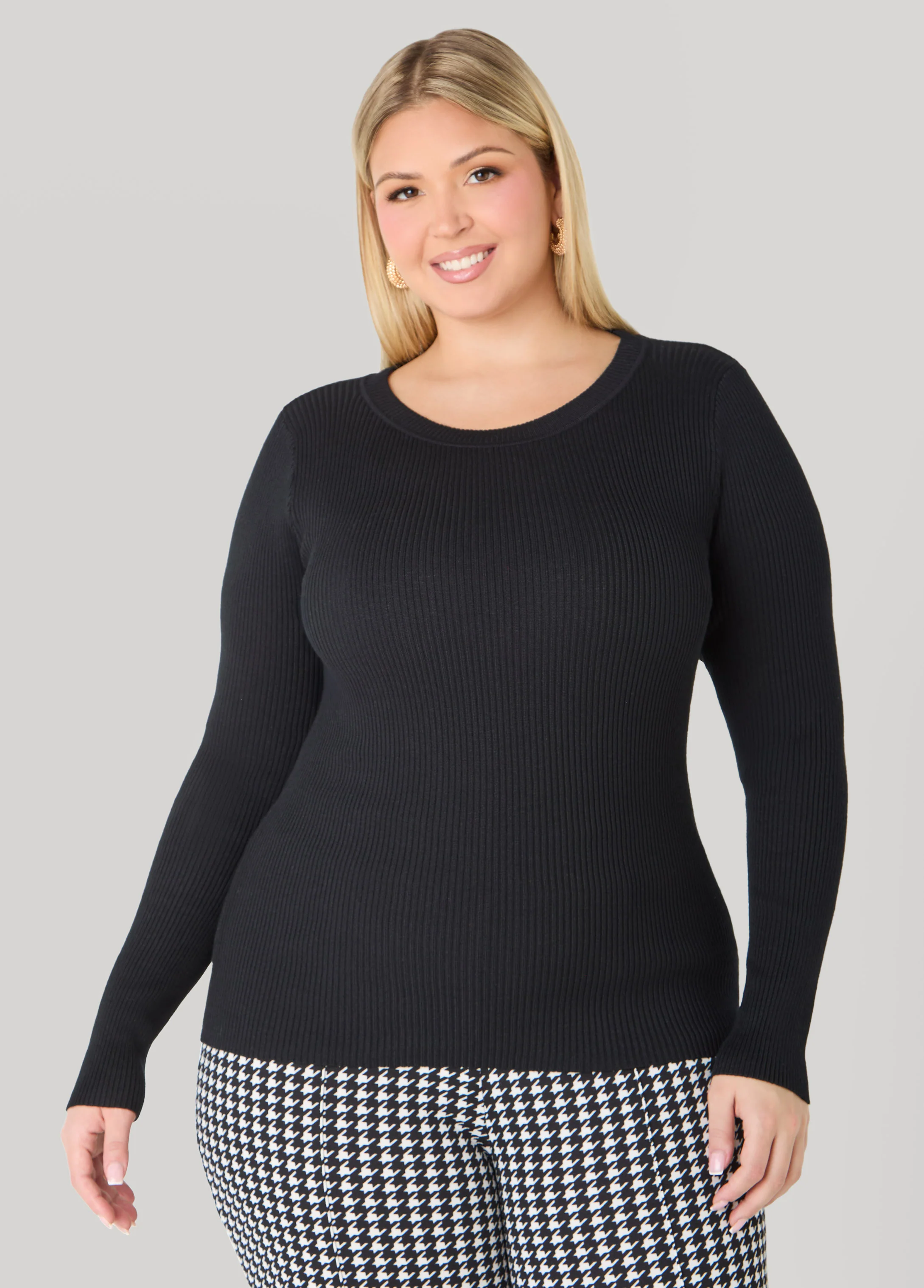 Ribbed Crewneck Sweater - Image 3