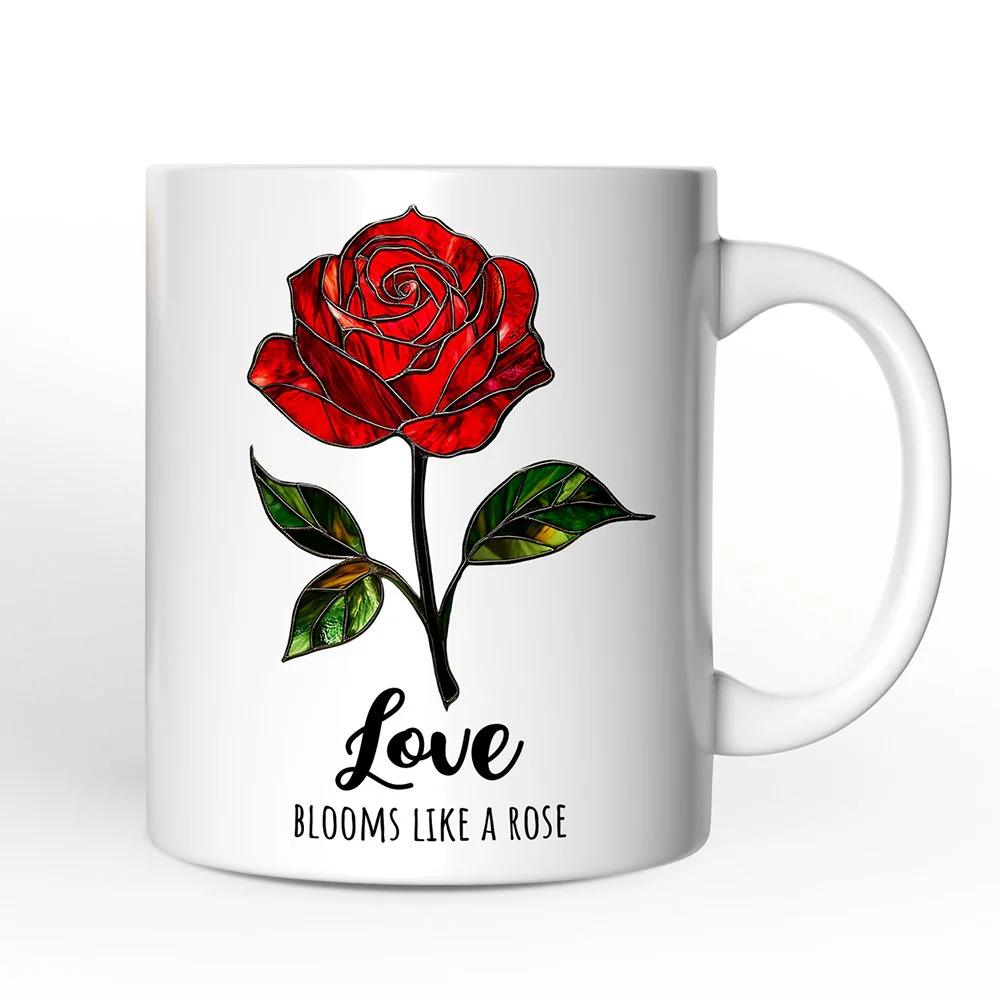 Rose Ceramic Mug - Image 5