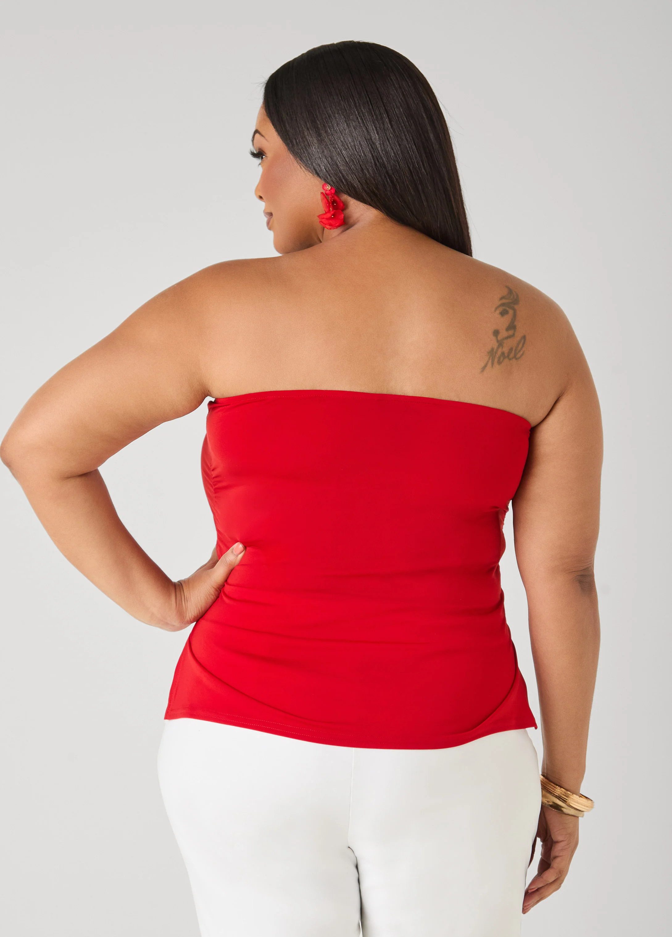 Ruched Tube Top - Image 14