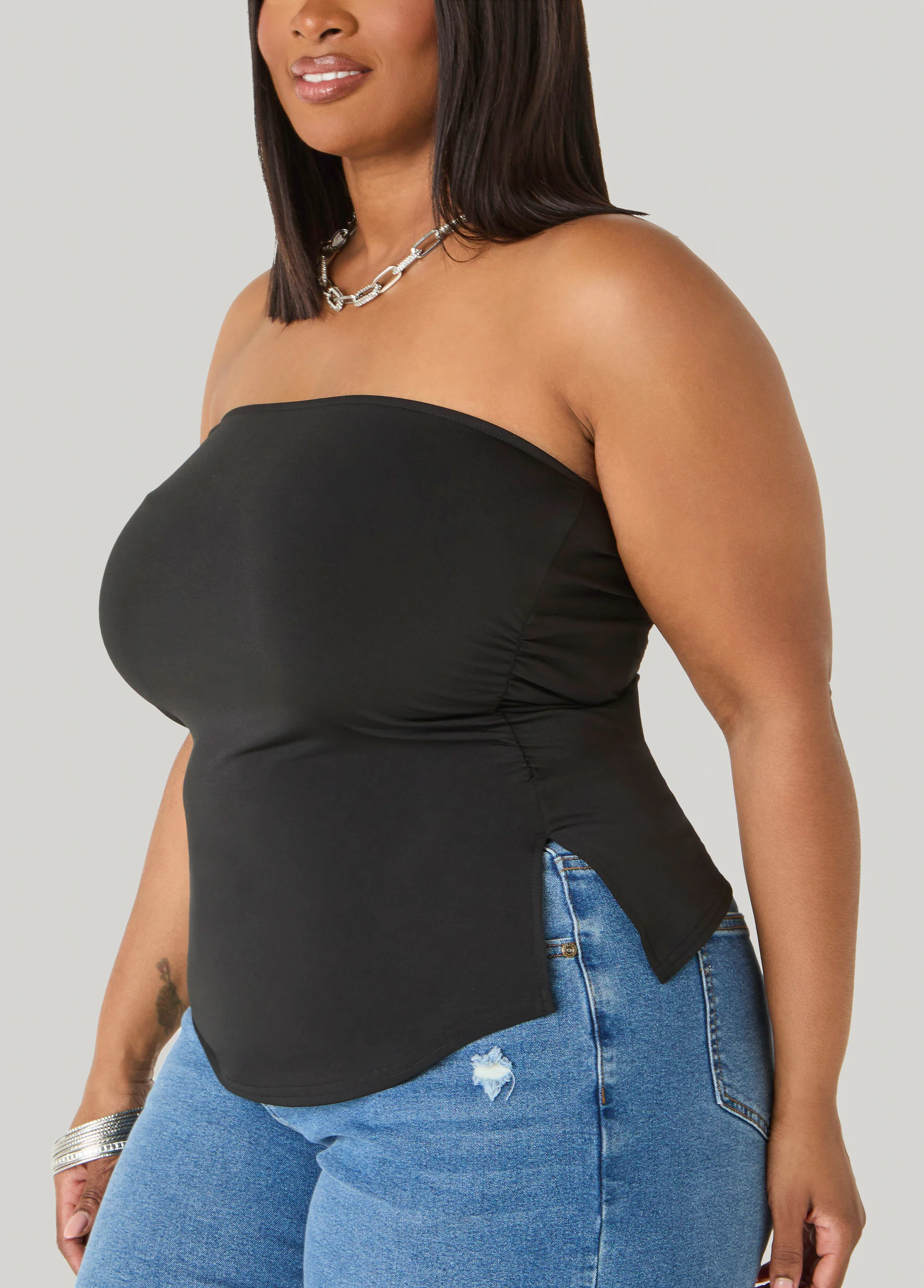 Ruched Tube Top - Image 8