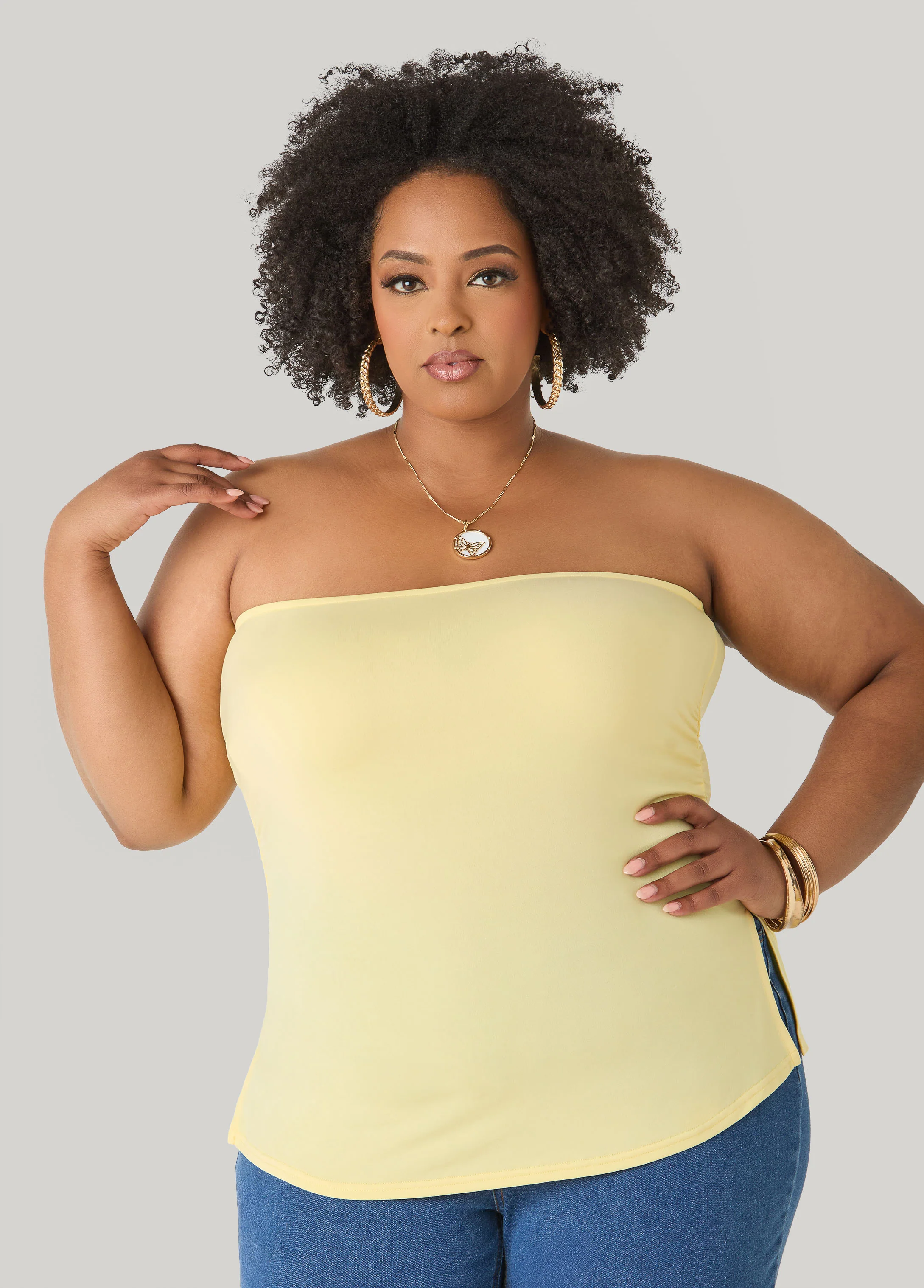 Ruched Tube Top - Image 9