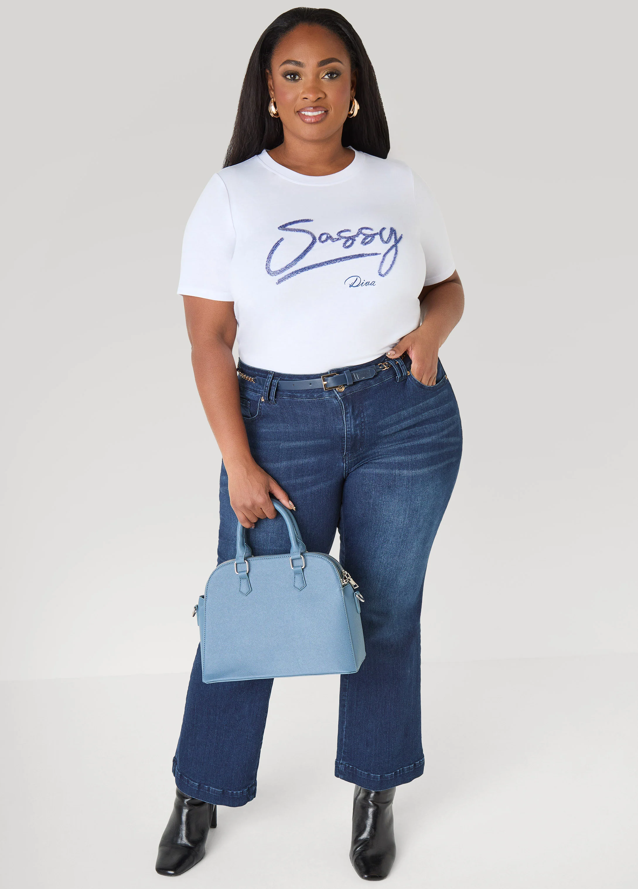 Sassy Diva Beaded Tee - Image 3