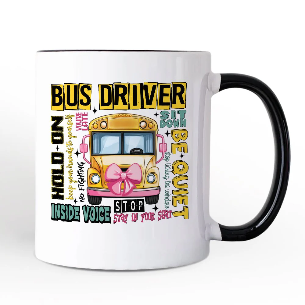 School Bus Driver Ceramic Mug - Image 2