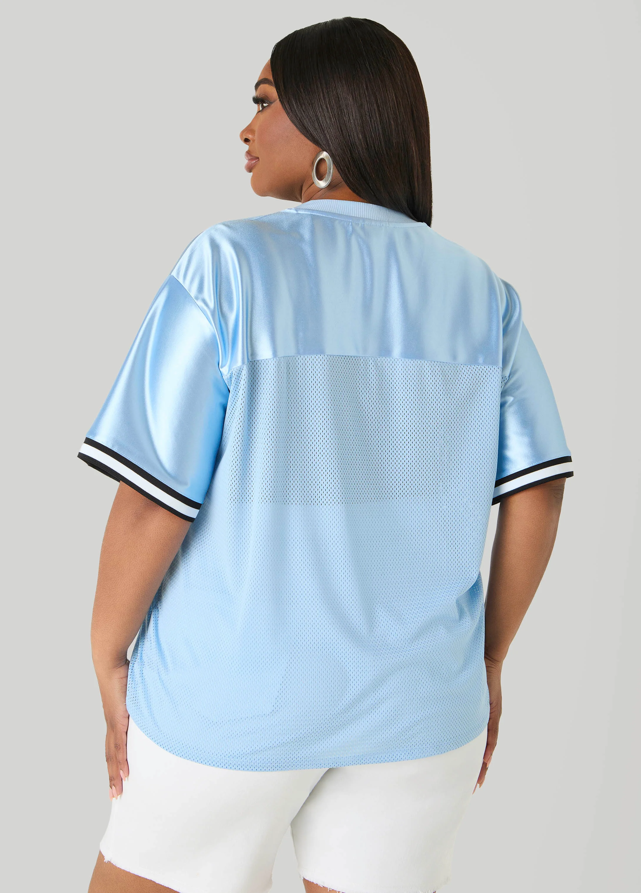 Sequin 23 Mesh Paneled Jersey - Image 2