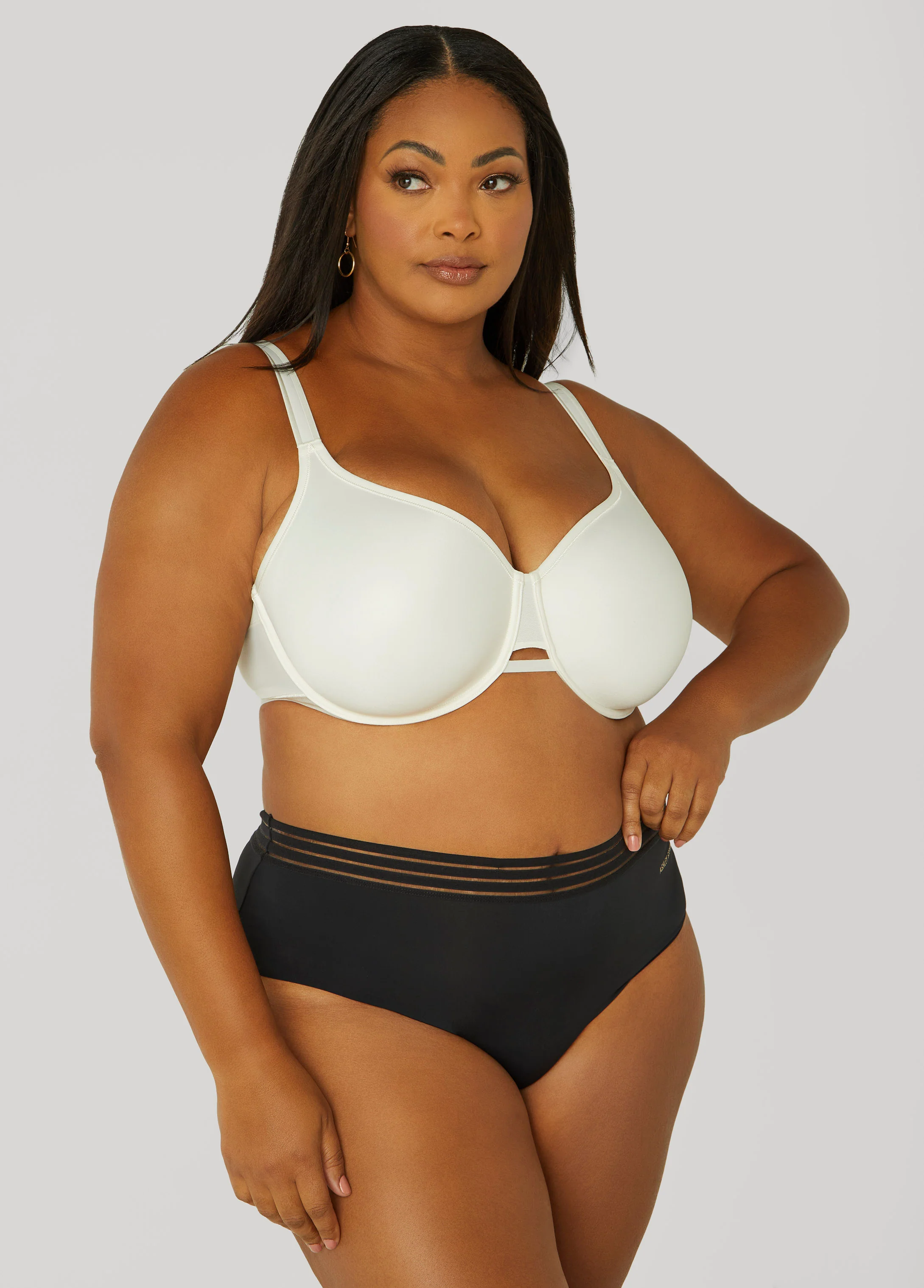 Satin Underwire Minimizer Bra - Image 3