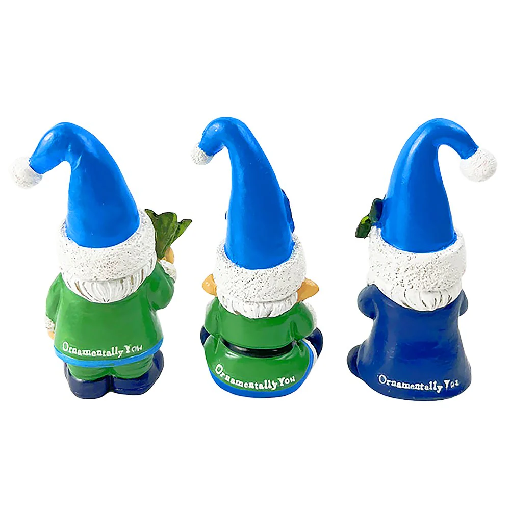 Set of Three Christmas Gnome Figurines - Image 7