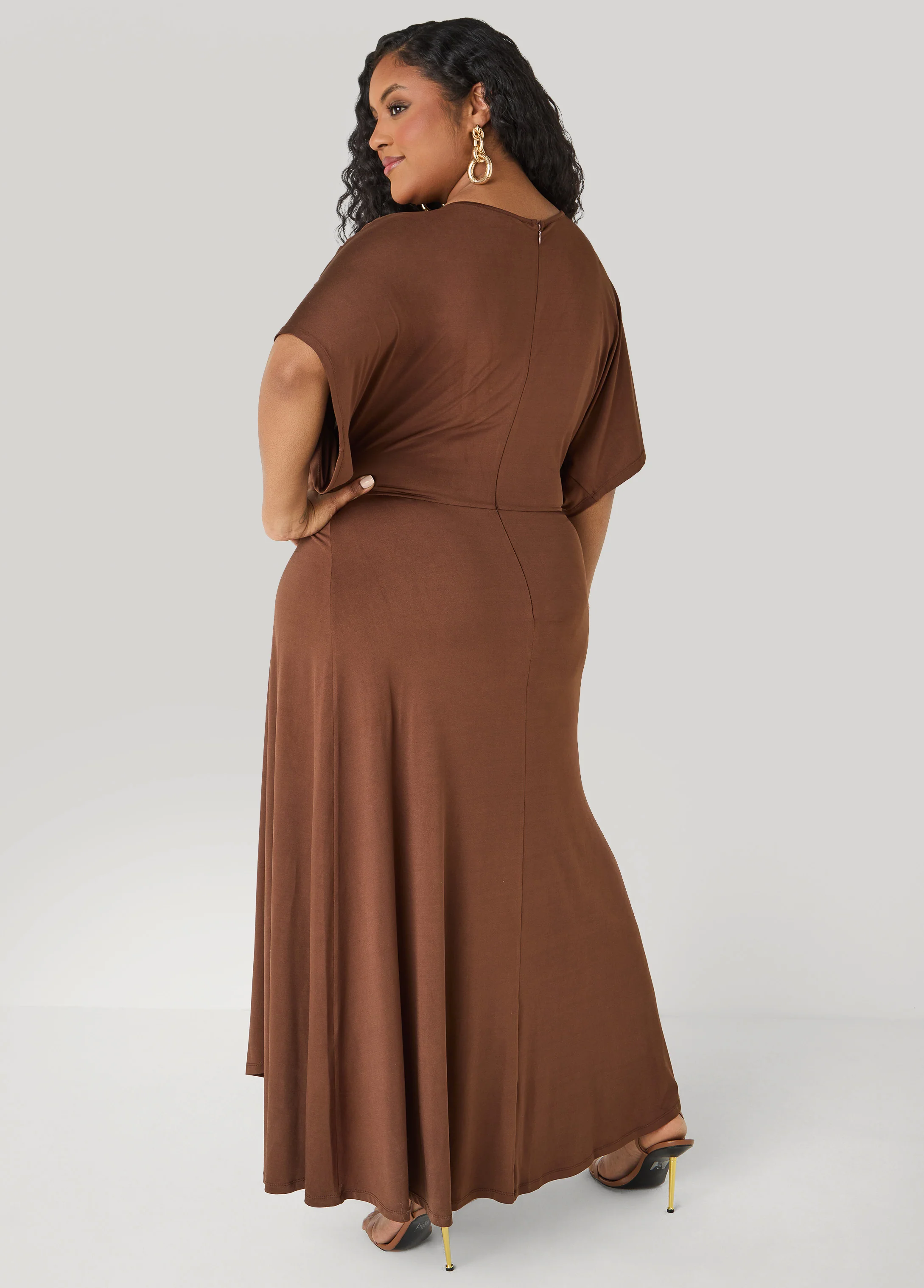 Embellished Gathered Maxi Dress - Image 7