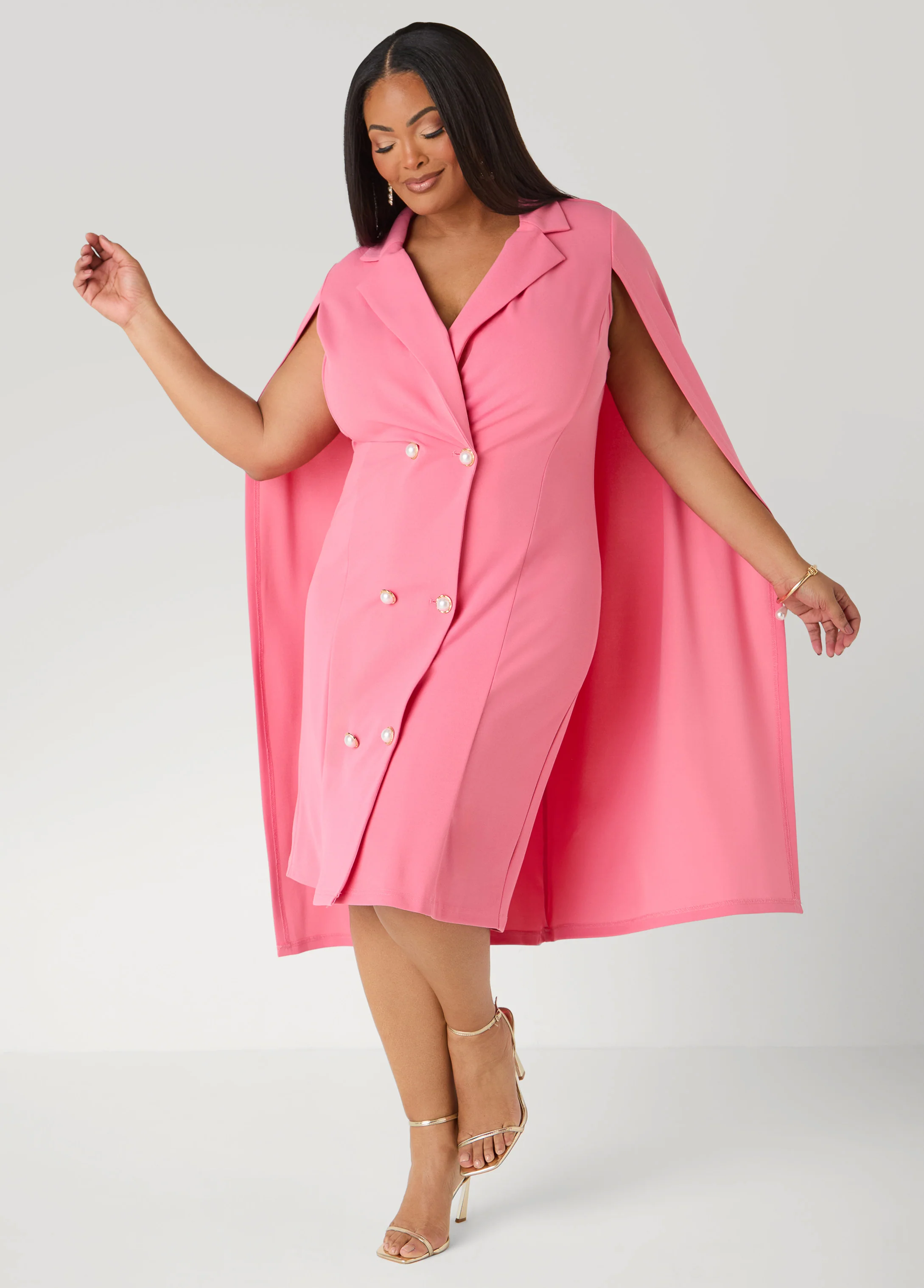 Cape Blazer Dress - Image 12