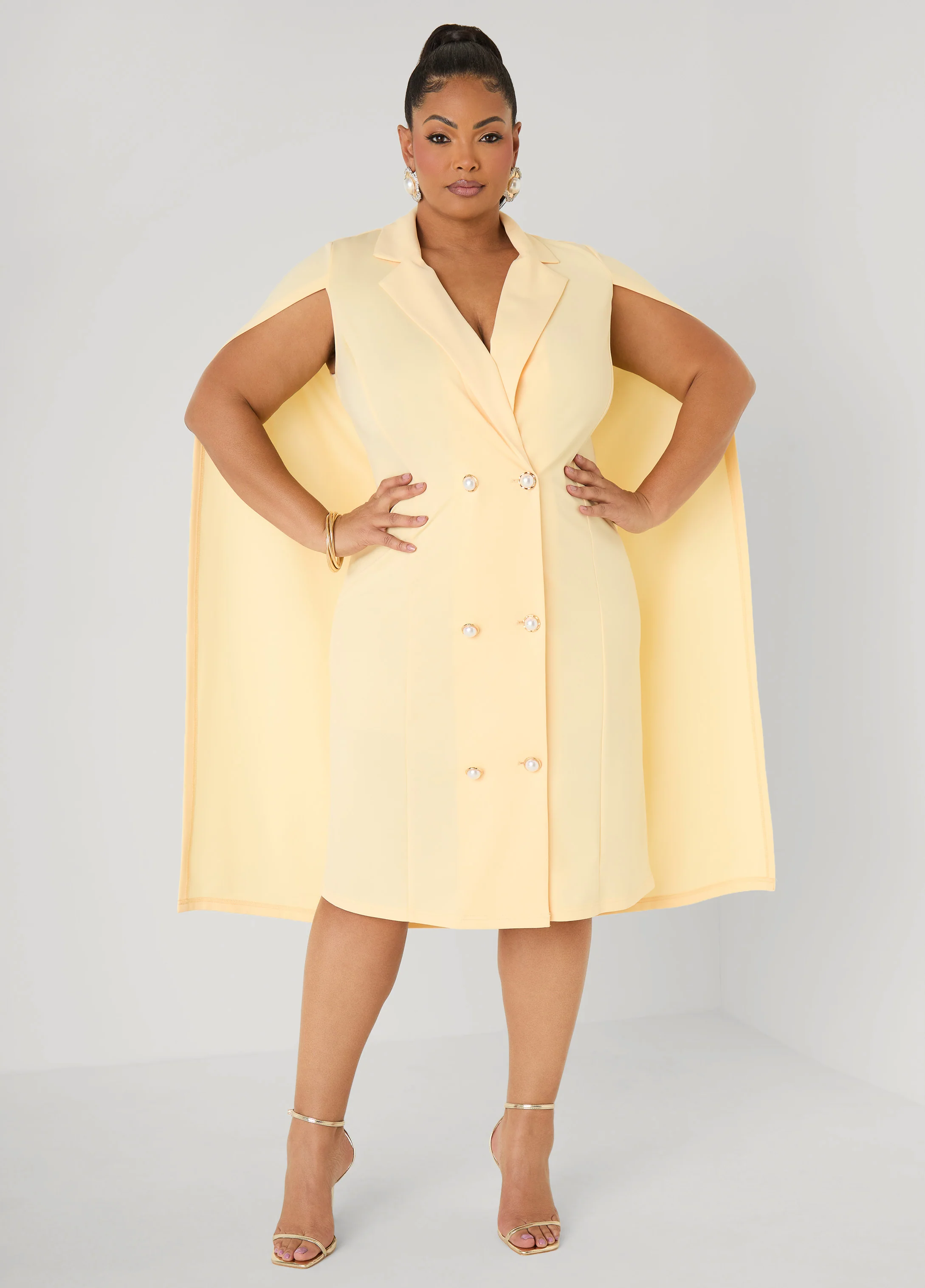 Cape Blazer Dress - Image 3