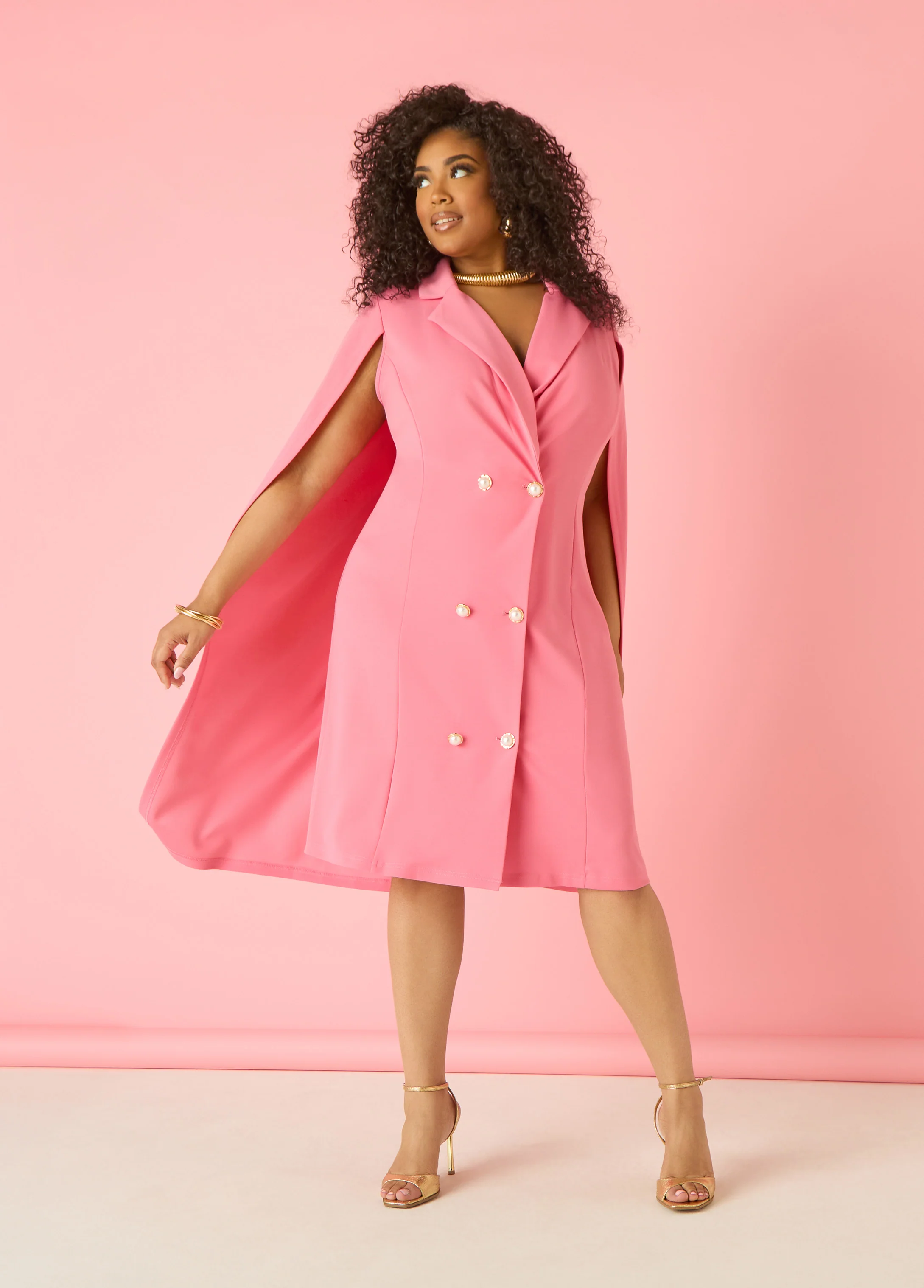 Cape Blazer Dress - Image 5