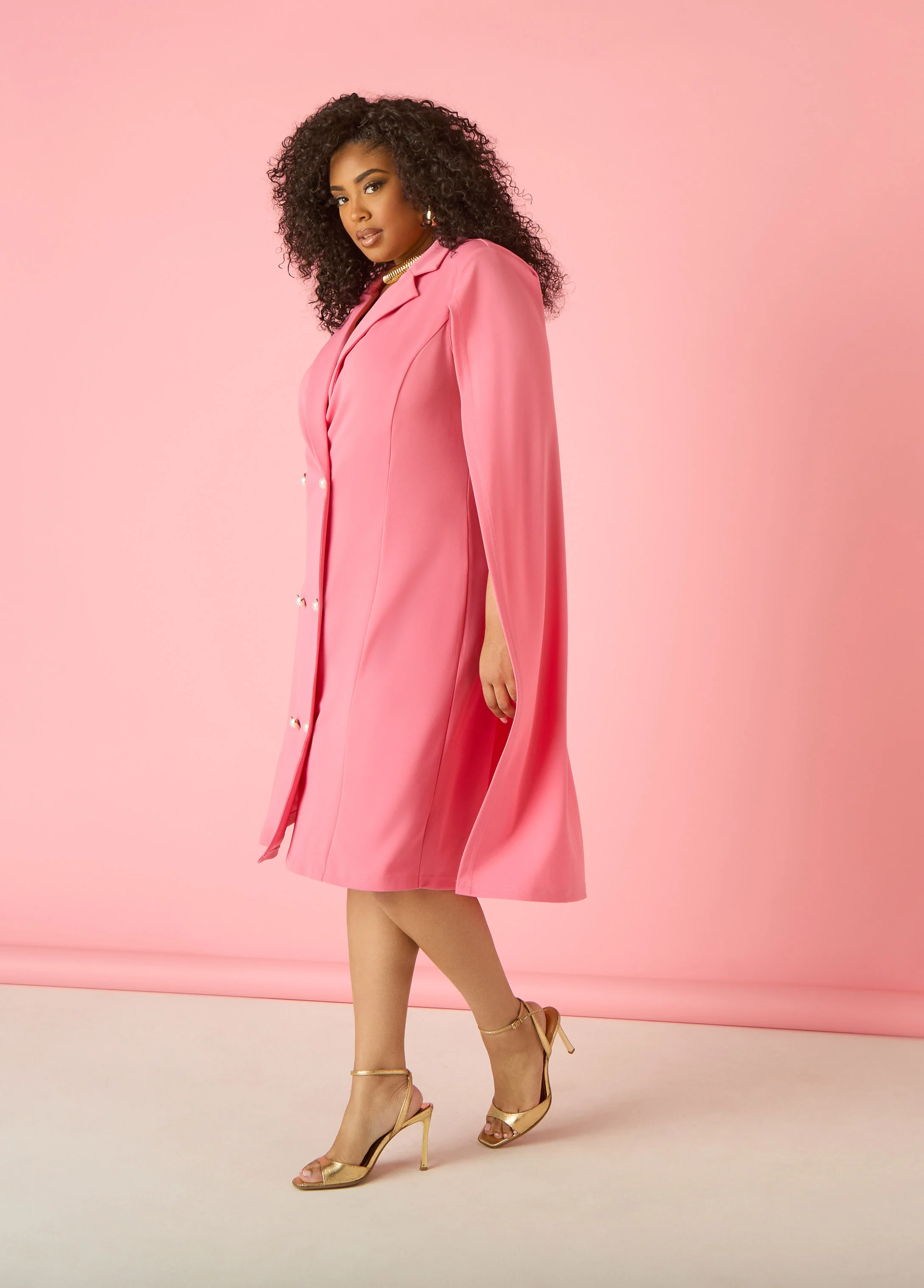 Cape Blazer Dress - Image 9