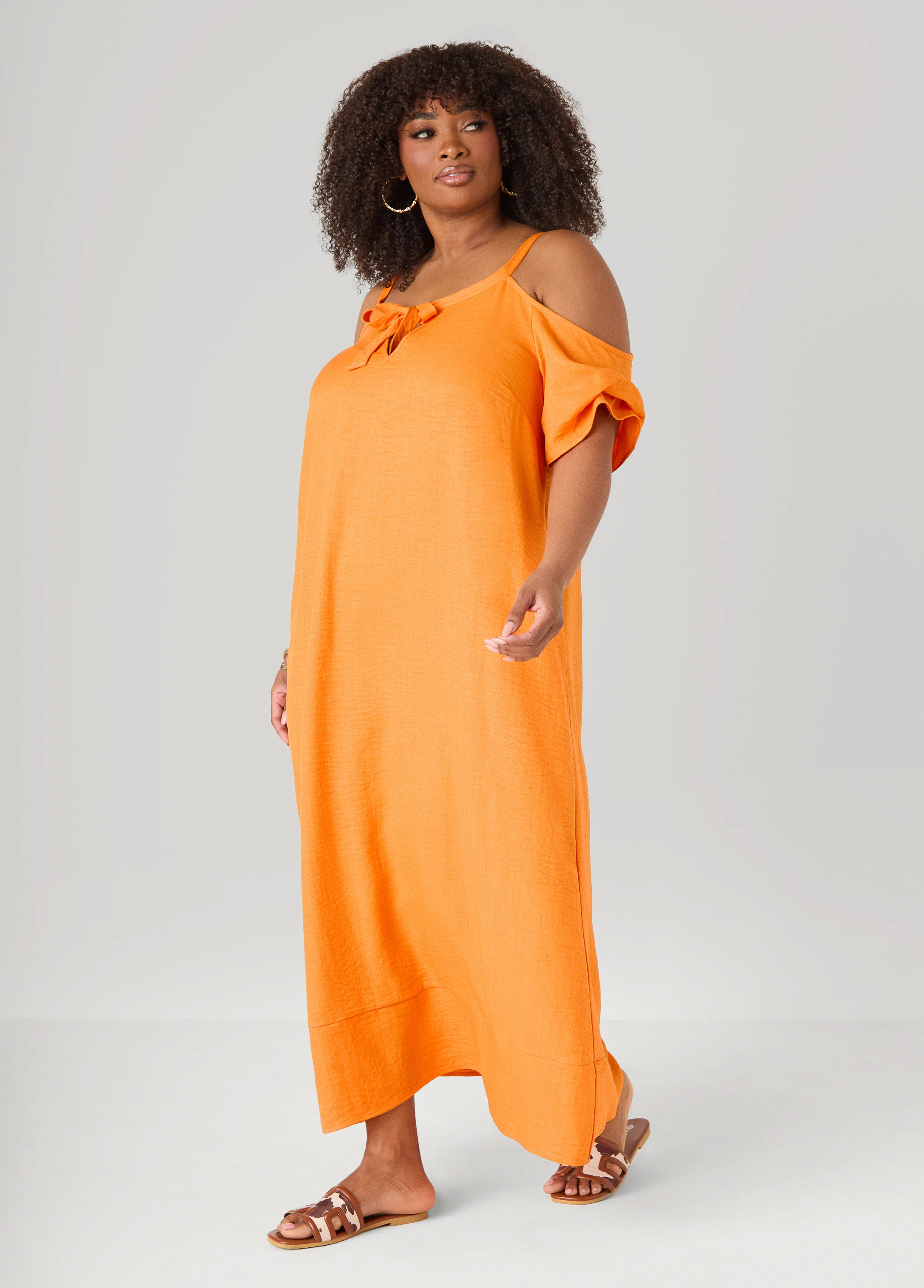 Cold Shoulder Maxi Dress - Image 7
