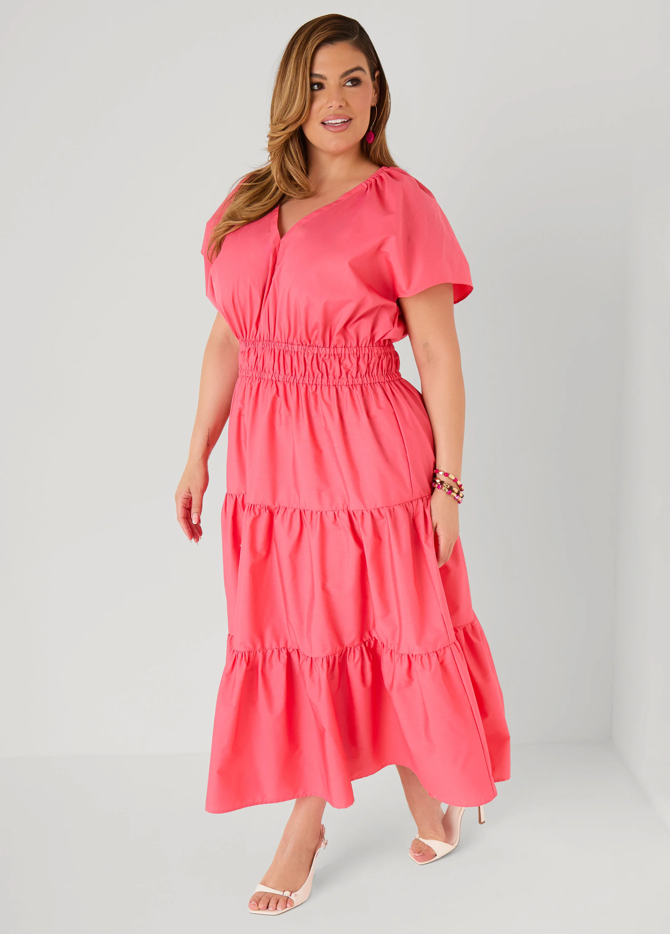 Tie Back A Line Maxi Dress - Image 3