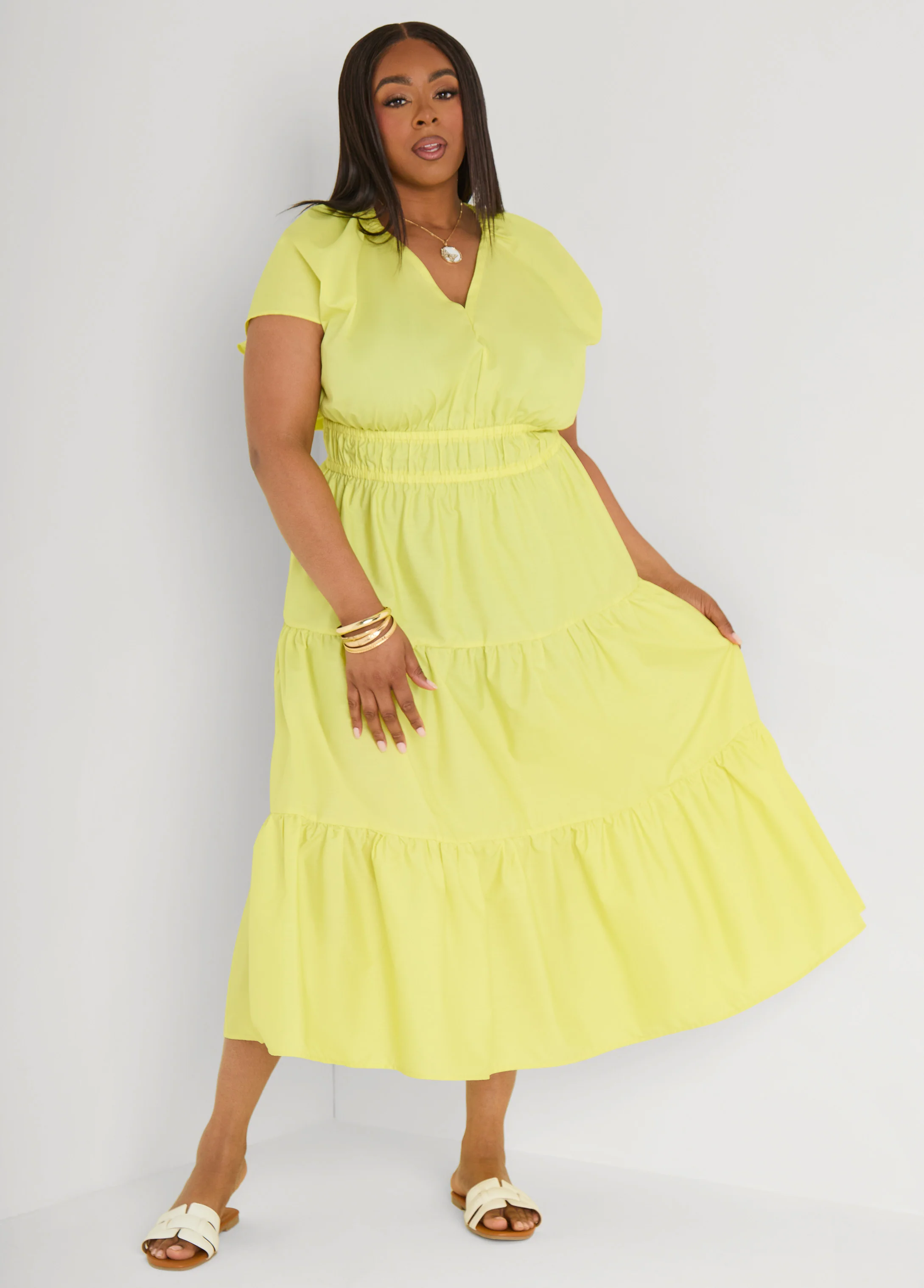 Tie Back A Line Maxi Dress - Image 5