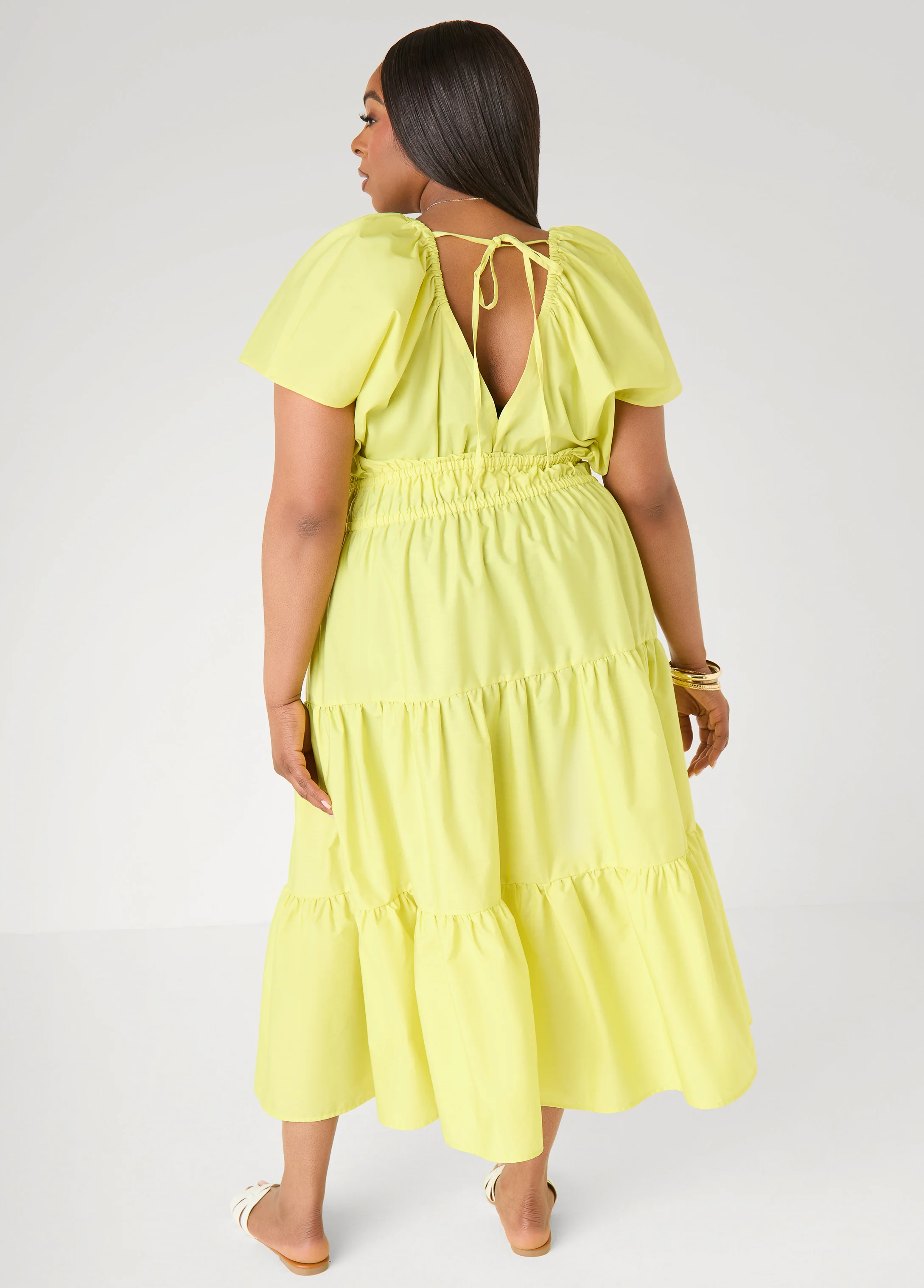 Tie Back A Line Maxi Dress - Image 6