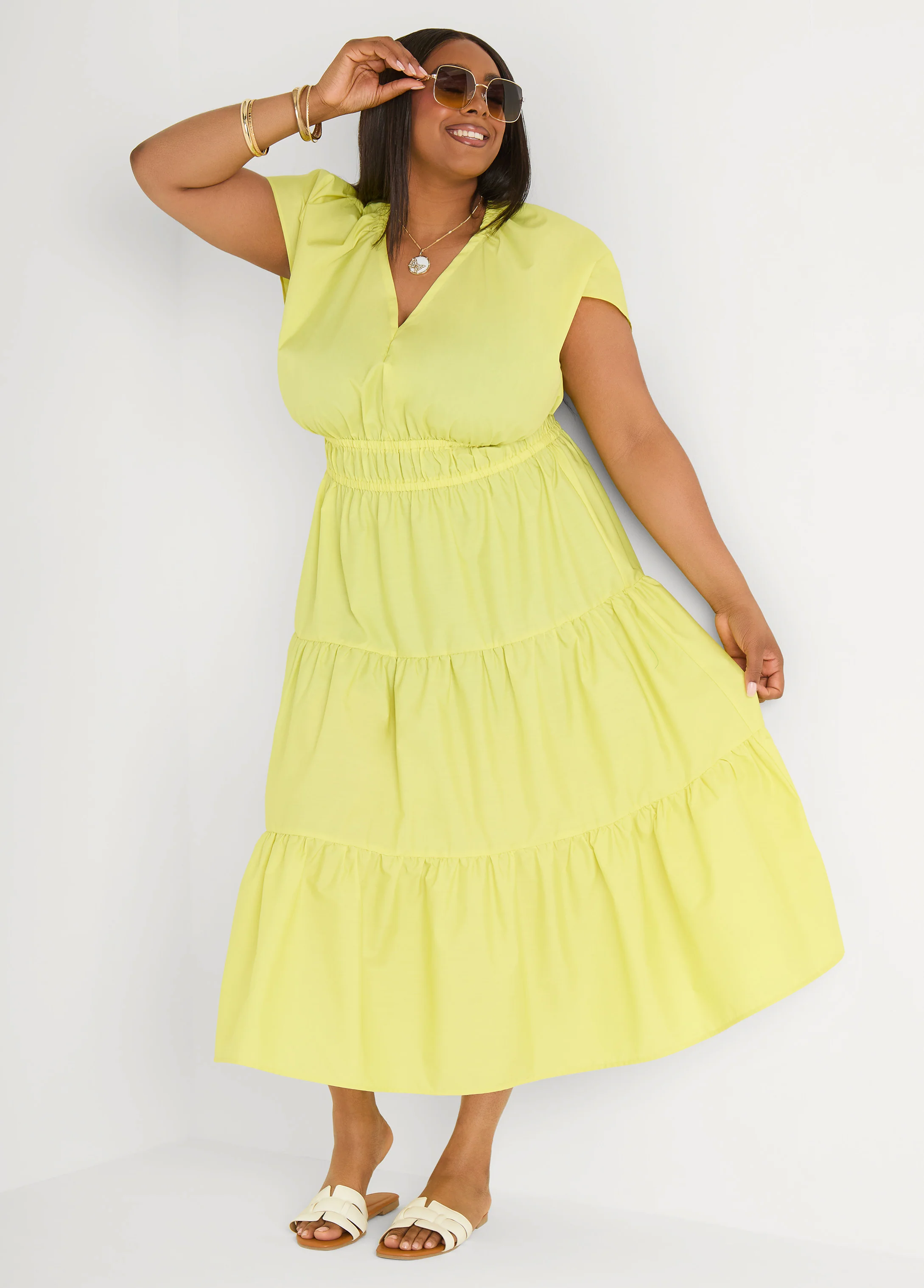 Tie Back A Line Maxi Dress - Image 7